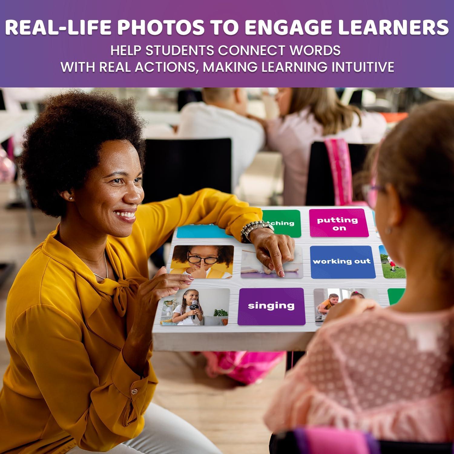 Tarjetas Didácticas QUOKKA 364 para Niños y Adultos - Vocabulario y Emociones