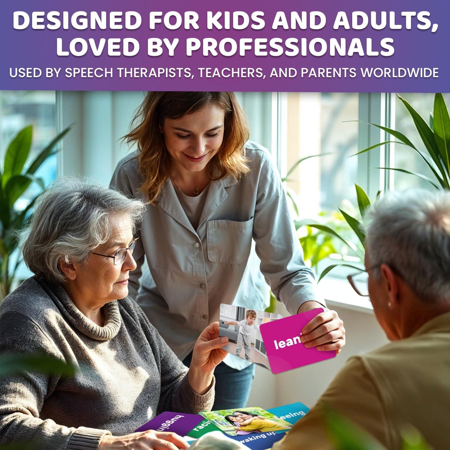 Tarjetas Didácticas QUOKKA 364 para Niños y Adultos - Vocabulario y Emociones