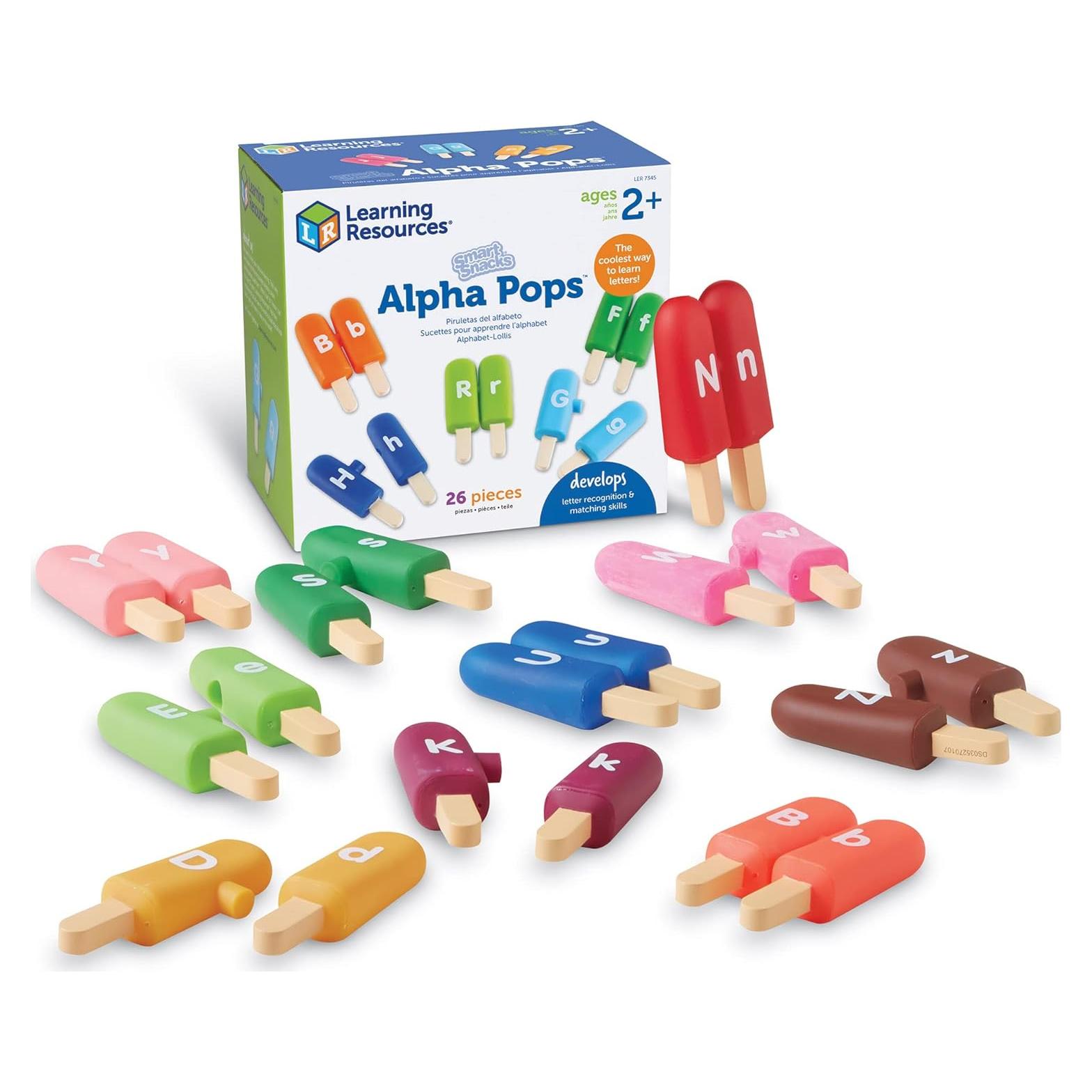 Juguetes de Aprendizaje Learning Resources Alpha Pops 26 Piezas
