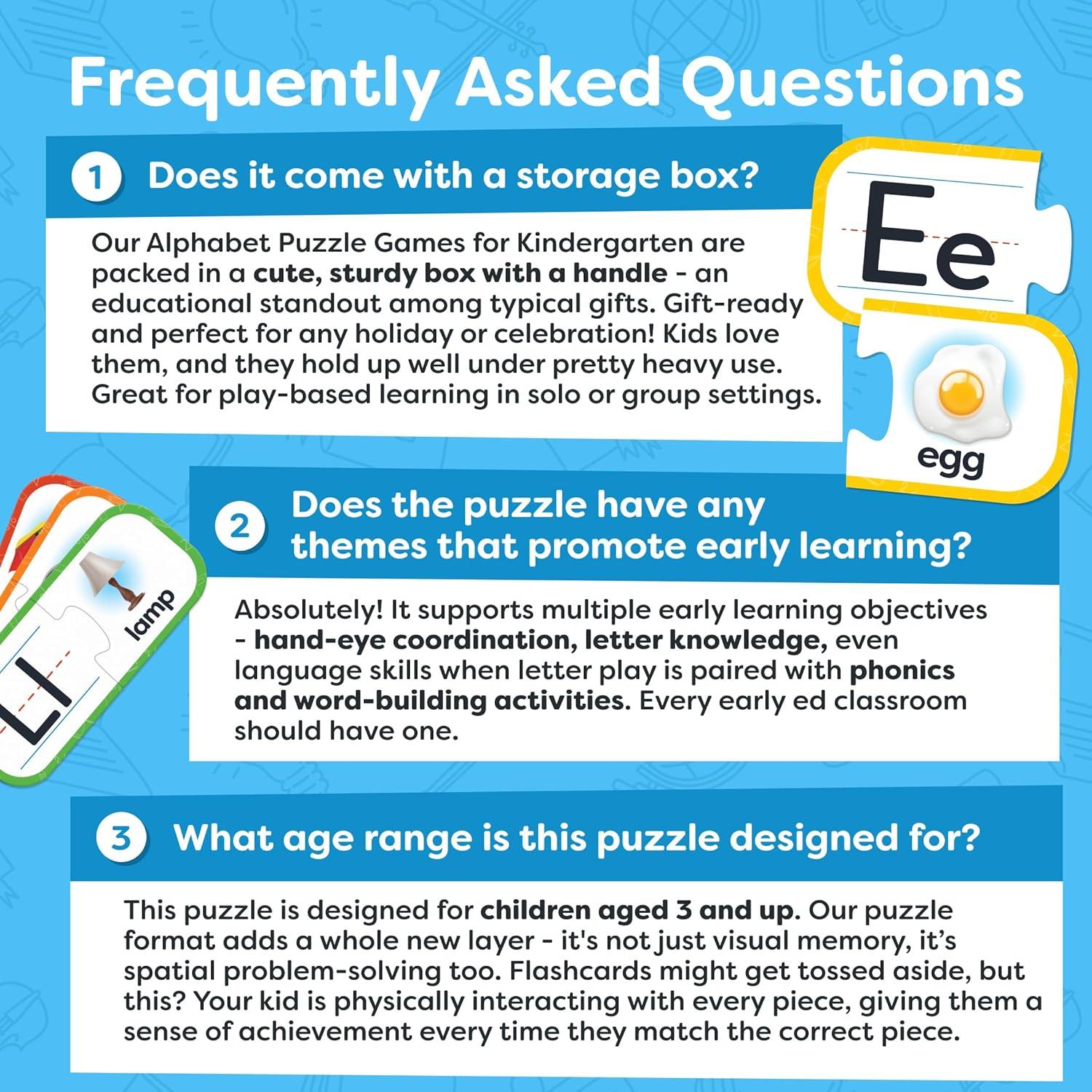 Rompecabezas de Alfabeto Momo & Nashi - 26 Piezas Educativas