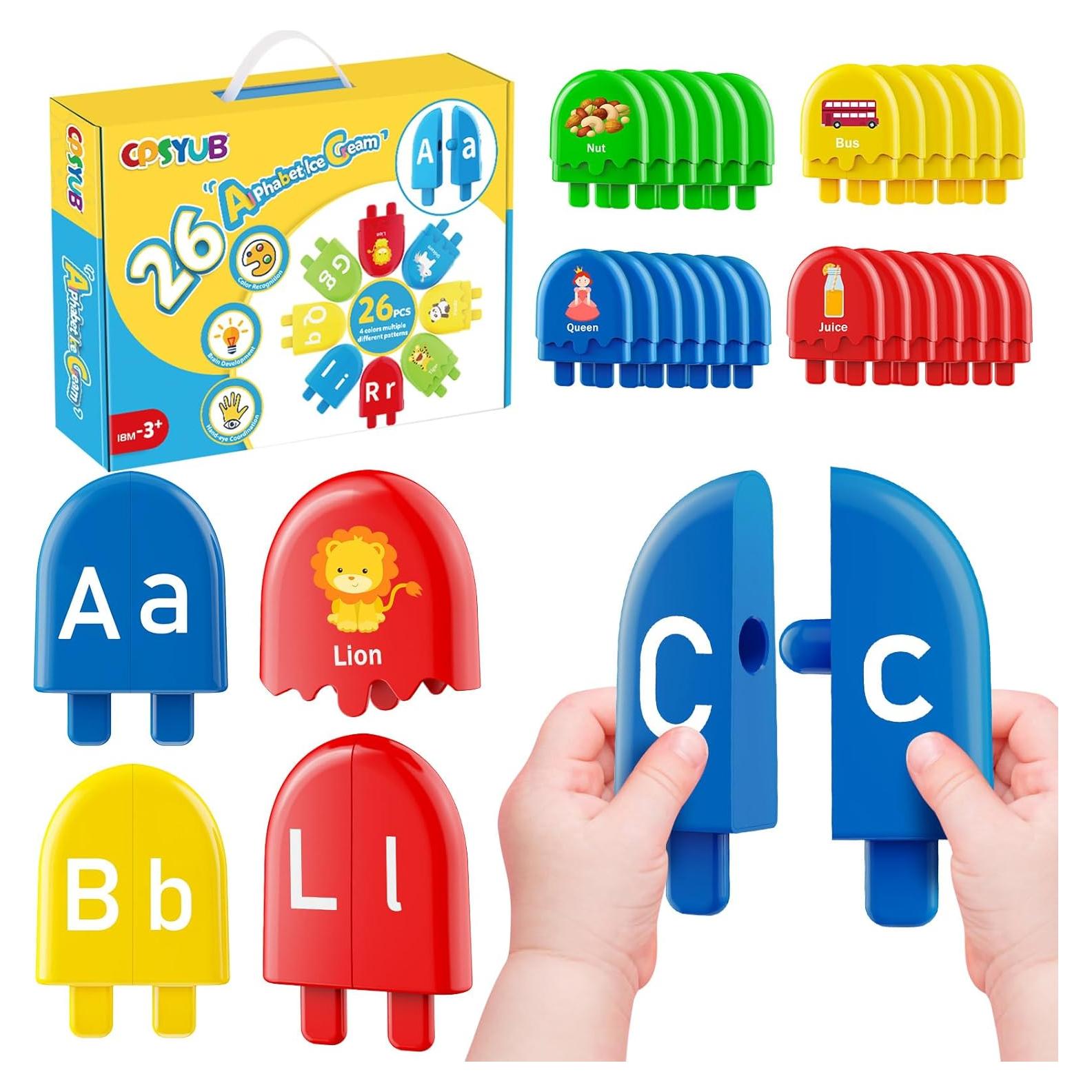 Juguete Educativo de Emparejamiento ABC CPSYUB 52 Piezas