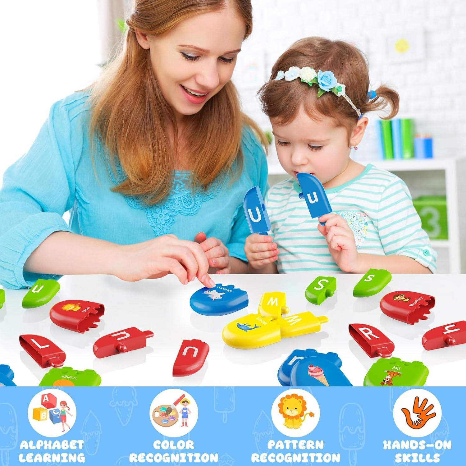 Juguete Educativo de Emparejamiento ABC CPSYUB 52 Piezas