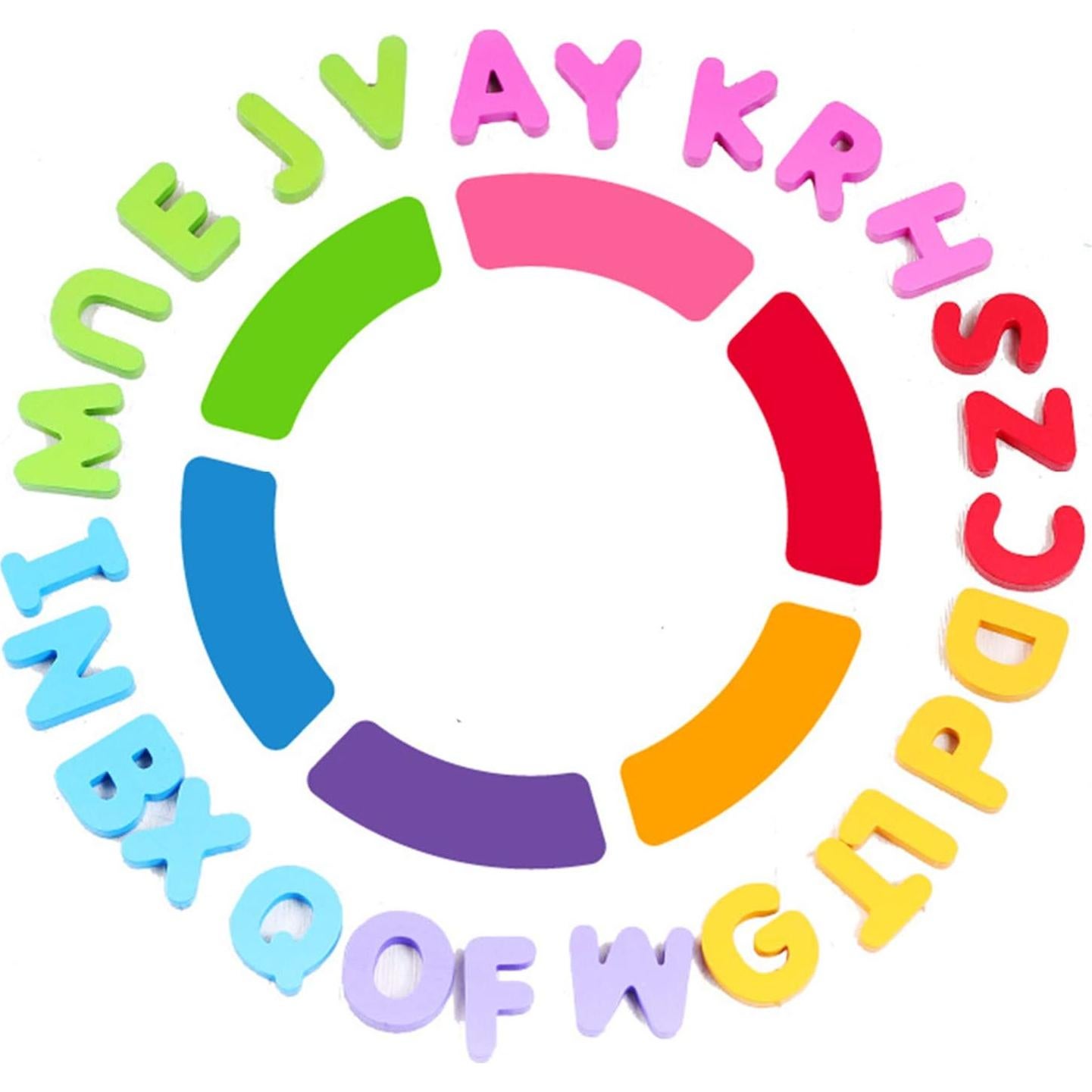 Rompecabezas de Letras y Números de Madera KIDS TOYLAND