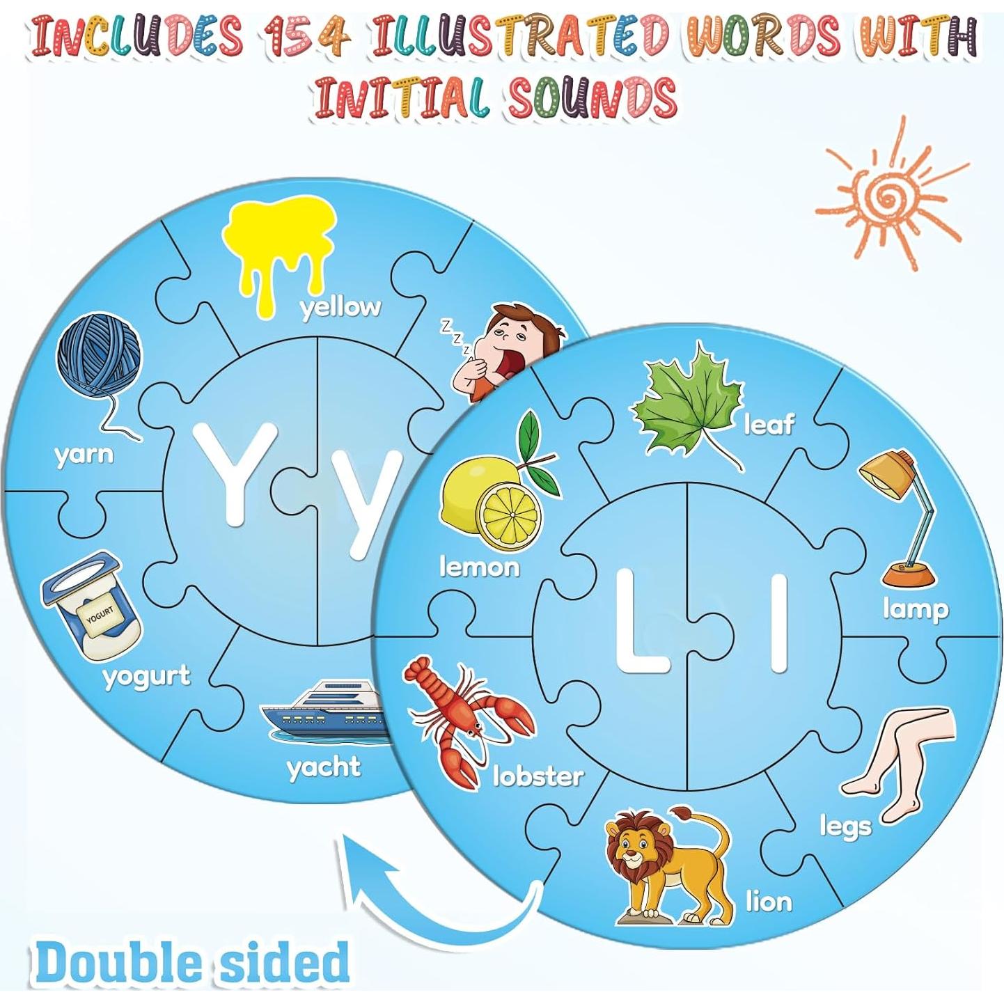 Rompecabezas Alfabeto ABC para Niños 3-5 Años - 26 Letras