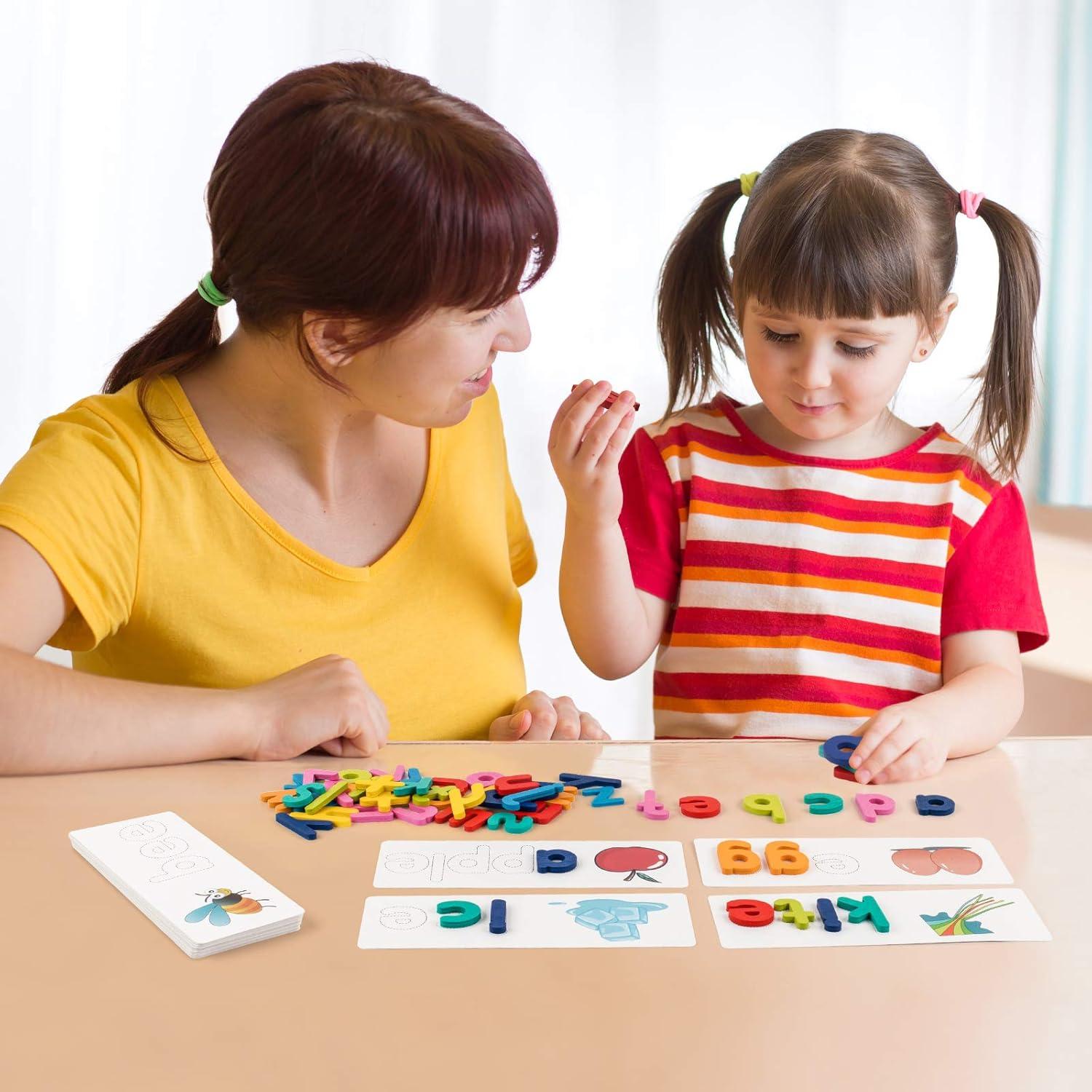 Juego de Aprendizaje de Lectura Coogam - Tarjetas de Flash ABC