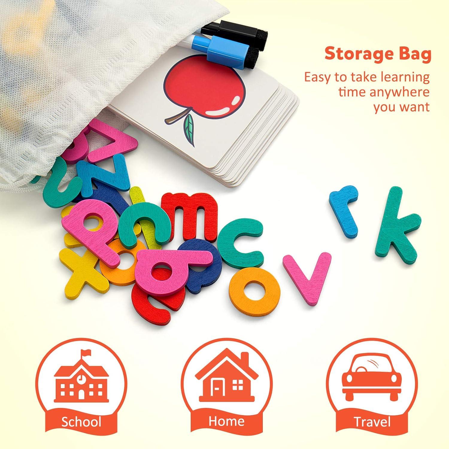 Juego de Aprendizaje de Lectura Coogam - Tarjetas de Flash ABC