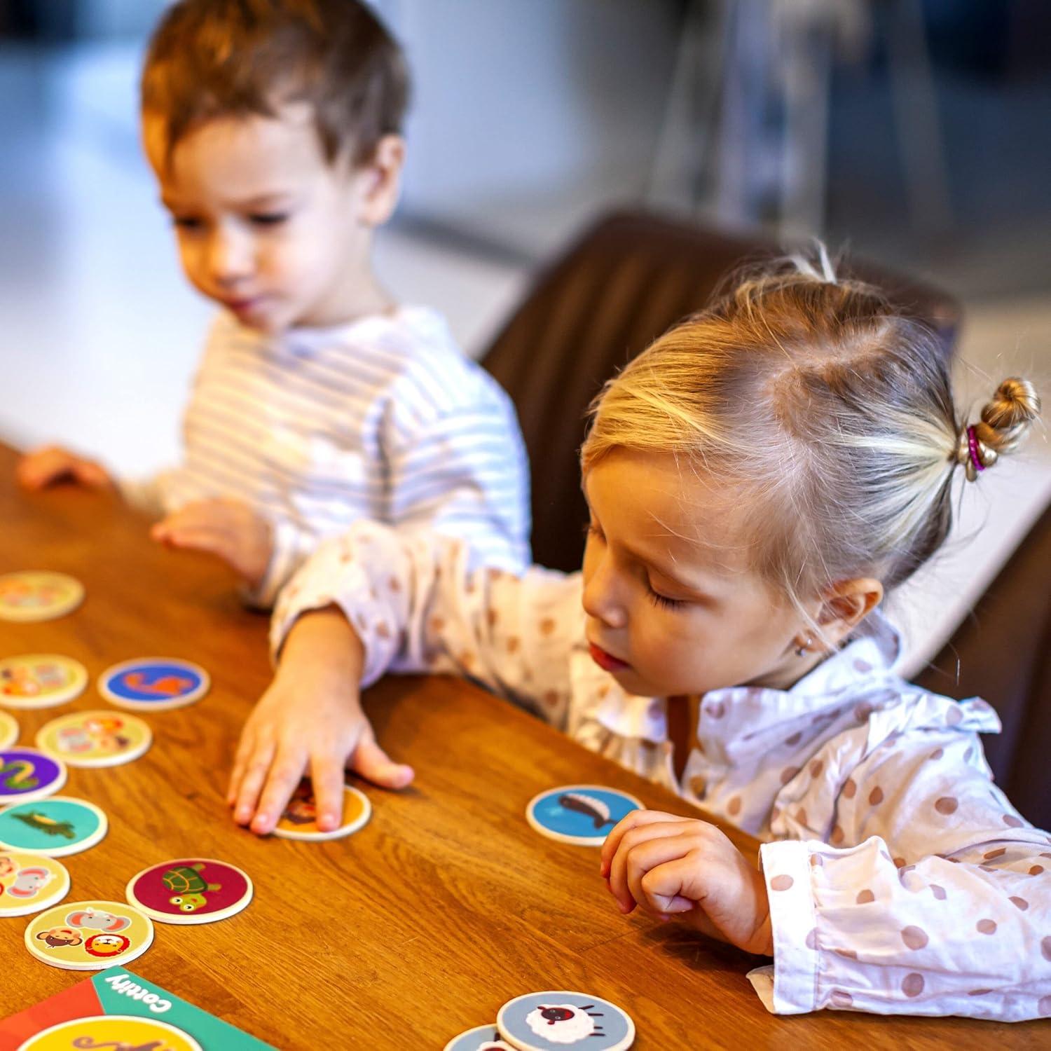 Juego de Memoria de Madera Cottify - 16 Cartas Animales