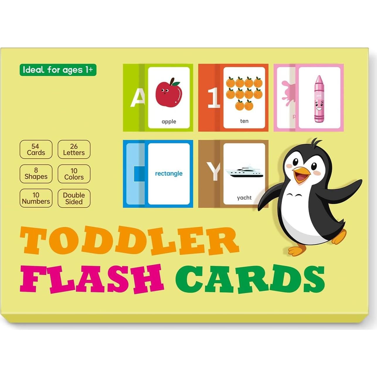 Tarjetas Didácticas Montessori 54 Piezas para Niños 2-5 Años