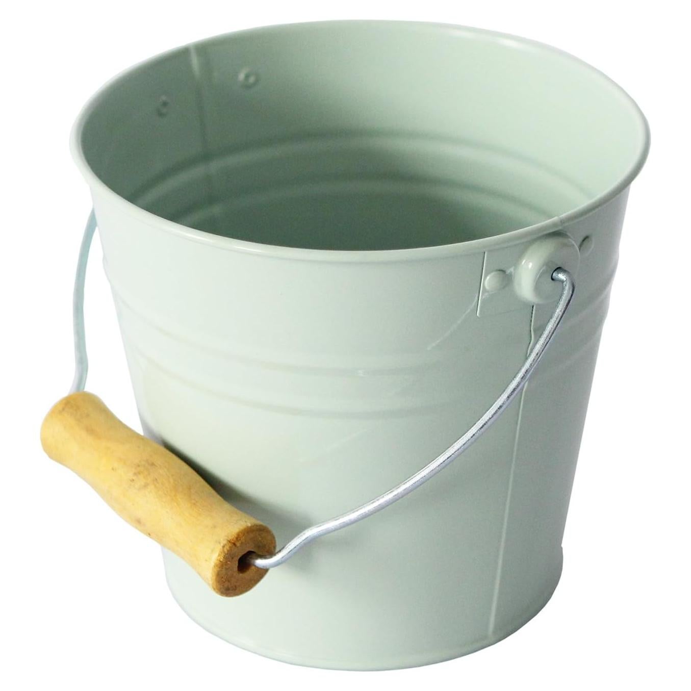 Cubo de Metal M.Vita 2.1L Verde Espuma Montessori