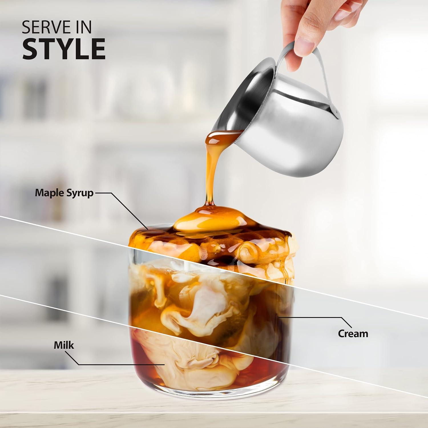 Jarra de Crema Acero Inoxidable EHOMEA2Z 85 g - Set de 2