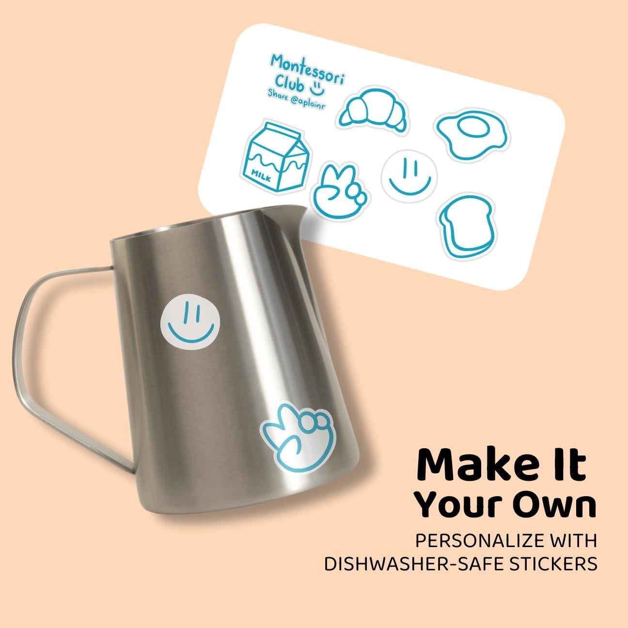 Jarra Montessori Aplainr de Acero Inoxidable 325 ml