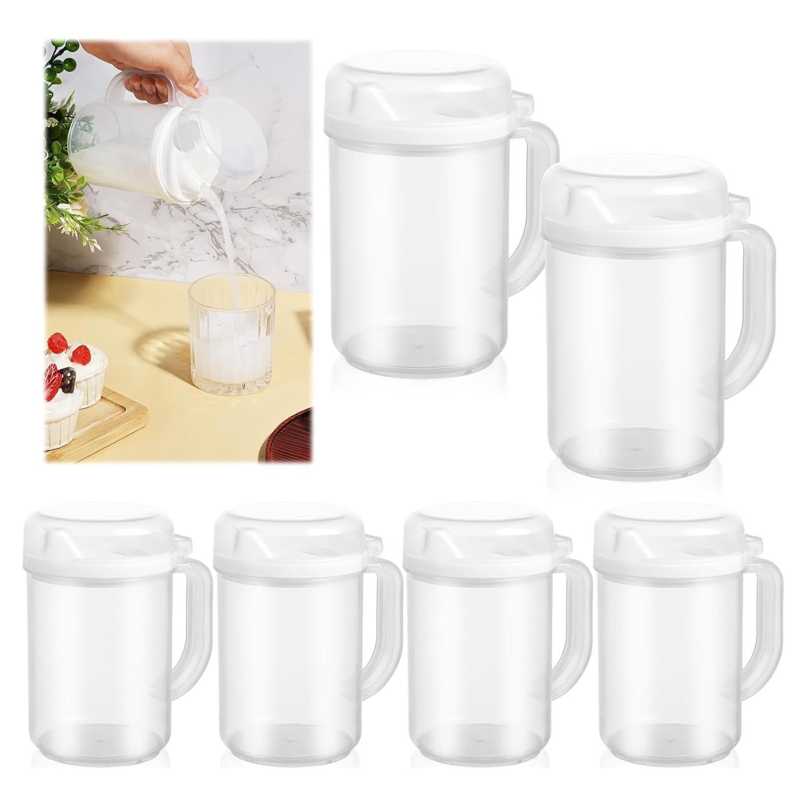 Paquete de 3 Jarras de Aprendizaje BTCVKJLM 650 ml Transparente