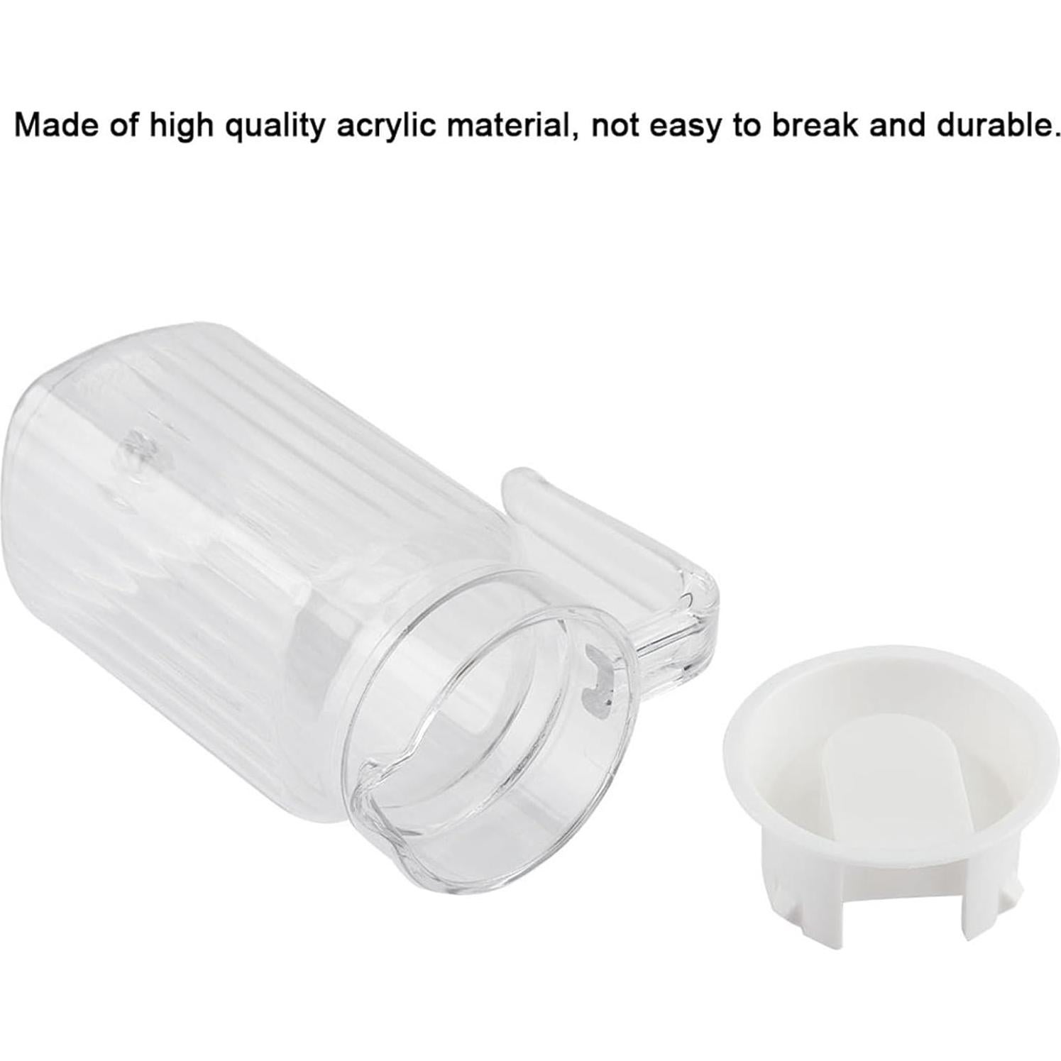 Jarra de Agua Acrílica Transparente KooingTech 500ml con Tapa