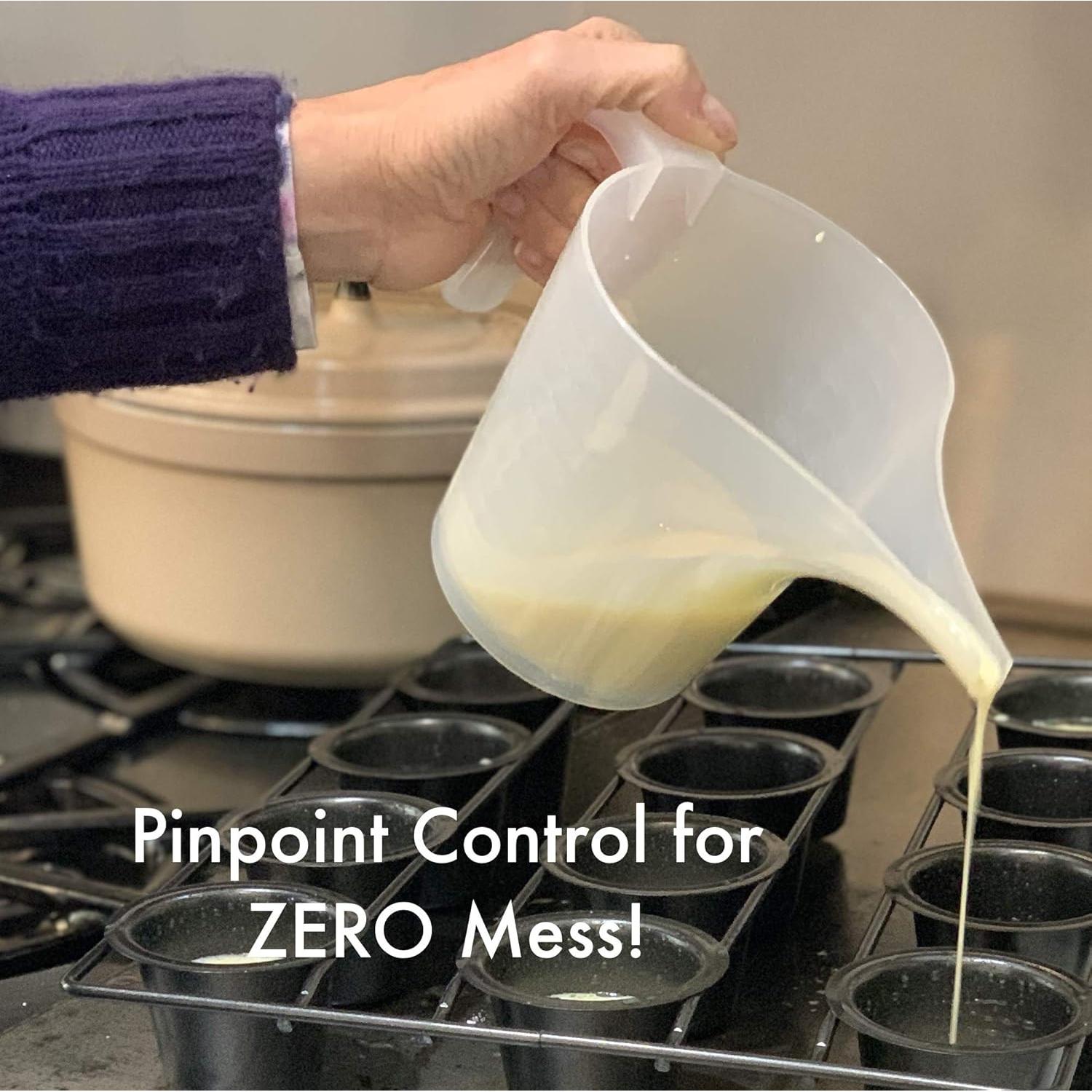 Taza de Medir de Vertido Fácil Fox Run 0.83L Plástico Transparente