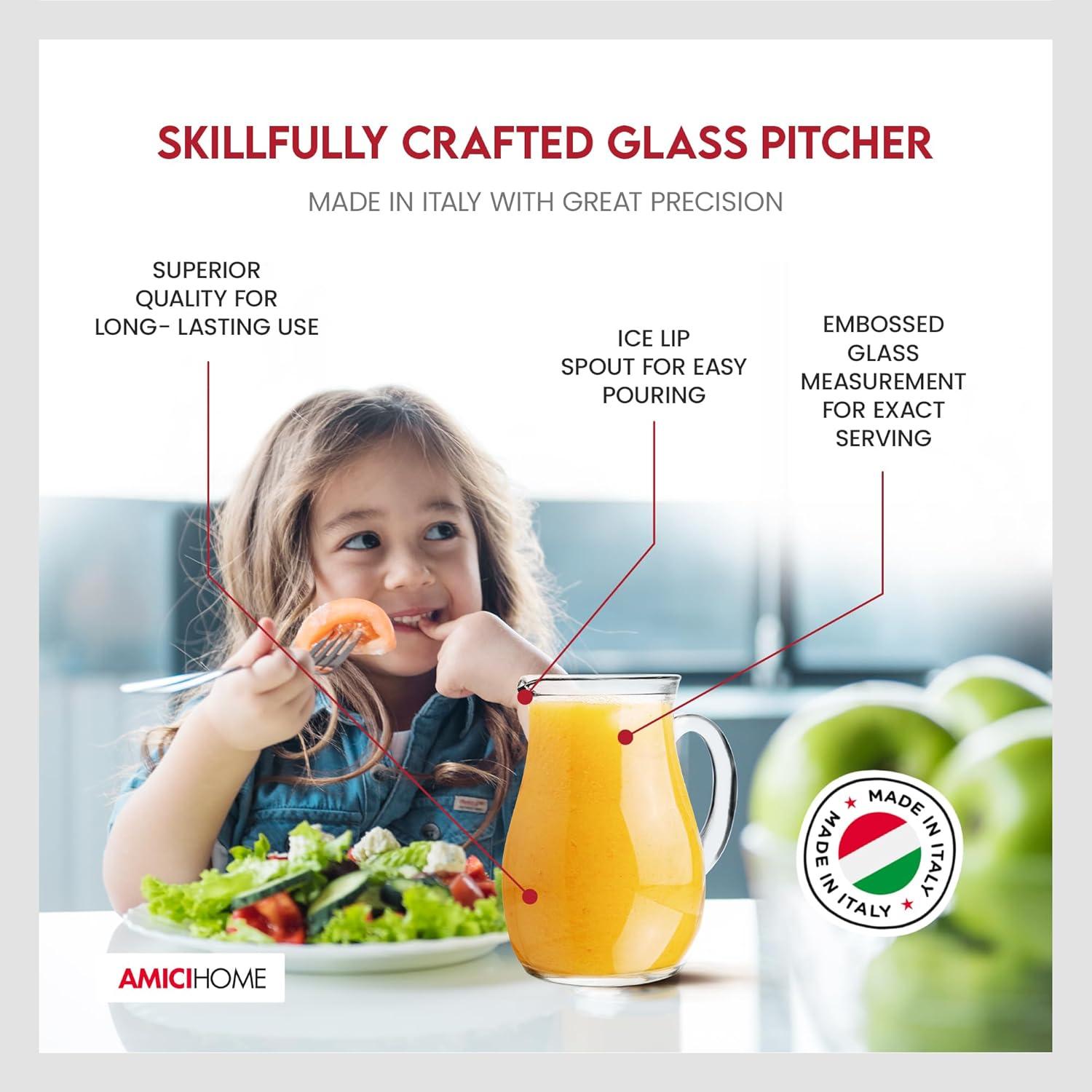 Mini Jarra de Vidrio Amici Home Roxy 255 ml Infantil