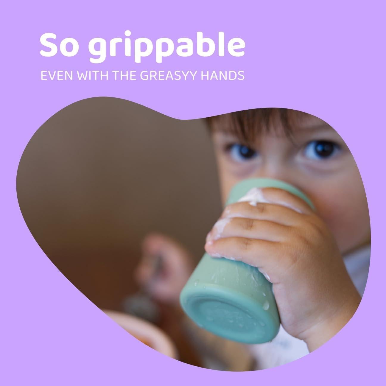 Juego de Vertido Aplainr para Niños - Tazas Grip y Jarra