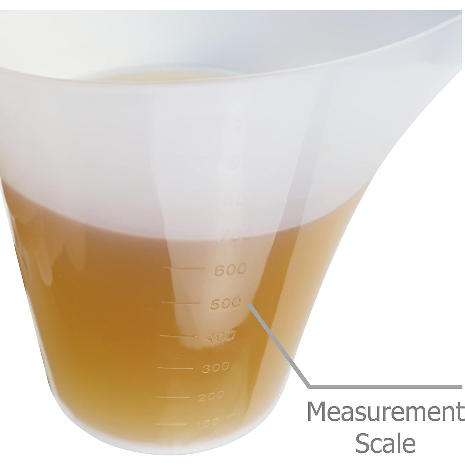Jarras Medidoras de Plástico EIKS 4-Pack 1000ml y 500ml
