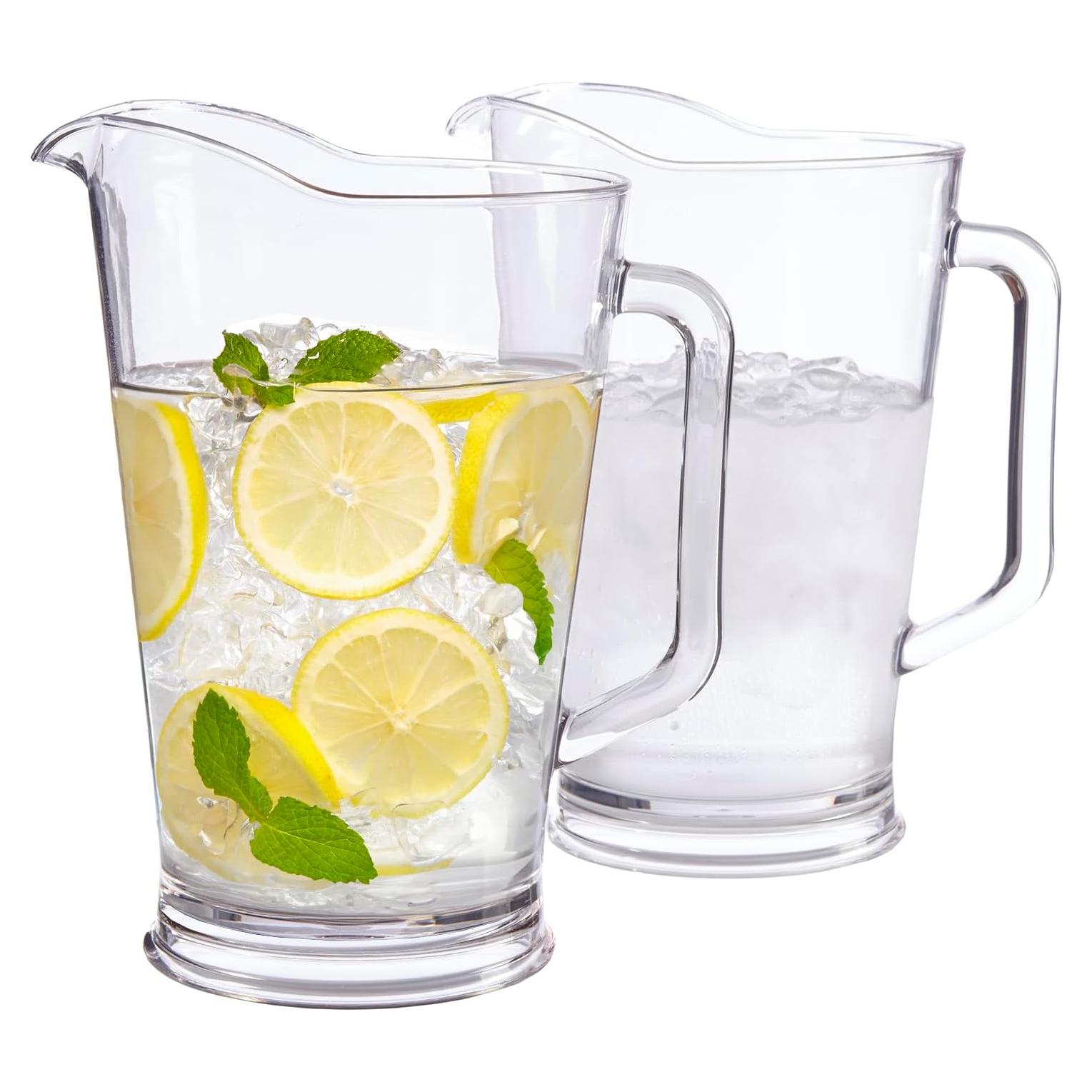 Set de 2 Jarras de Cerveza US Acrylic 64 oz (1.89L) Duraderas