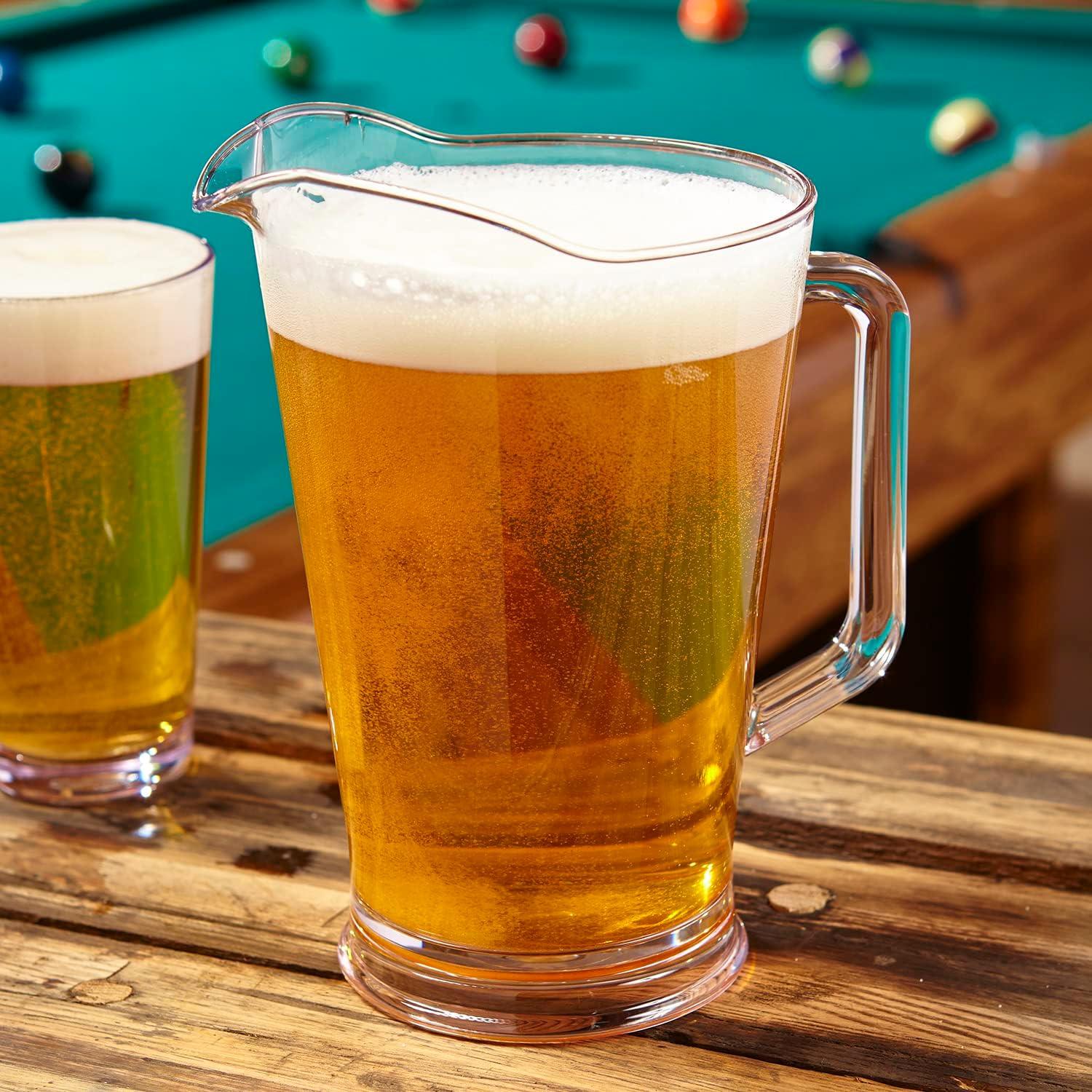 Set de 2 Jarras de Cerveza US Acrylic 64 oz (1.89L) Duraderas