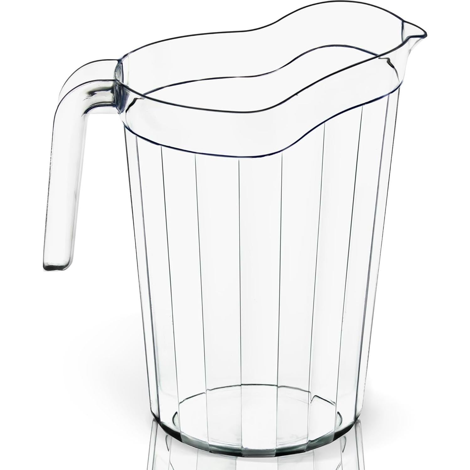 DecorRack Paquete de 6 Jarras de Plástico 75 oz para Bebidas