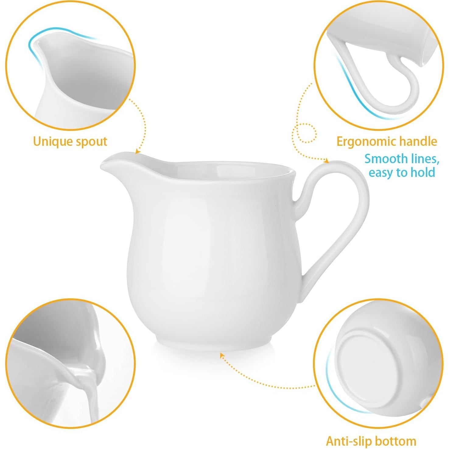 Jarra de Crema Cerámica CHILDIKE 236.6 ml con Asa