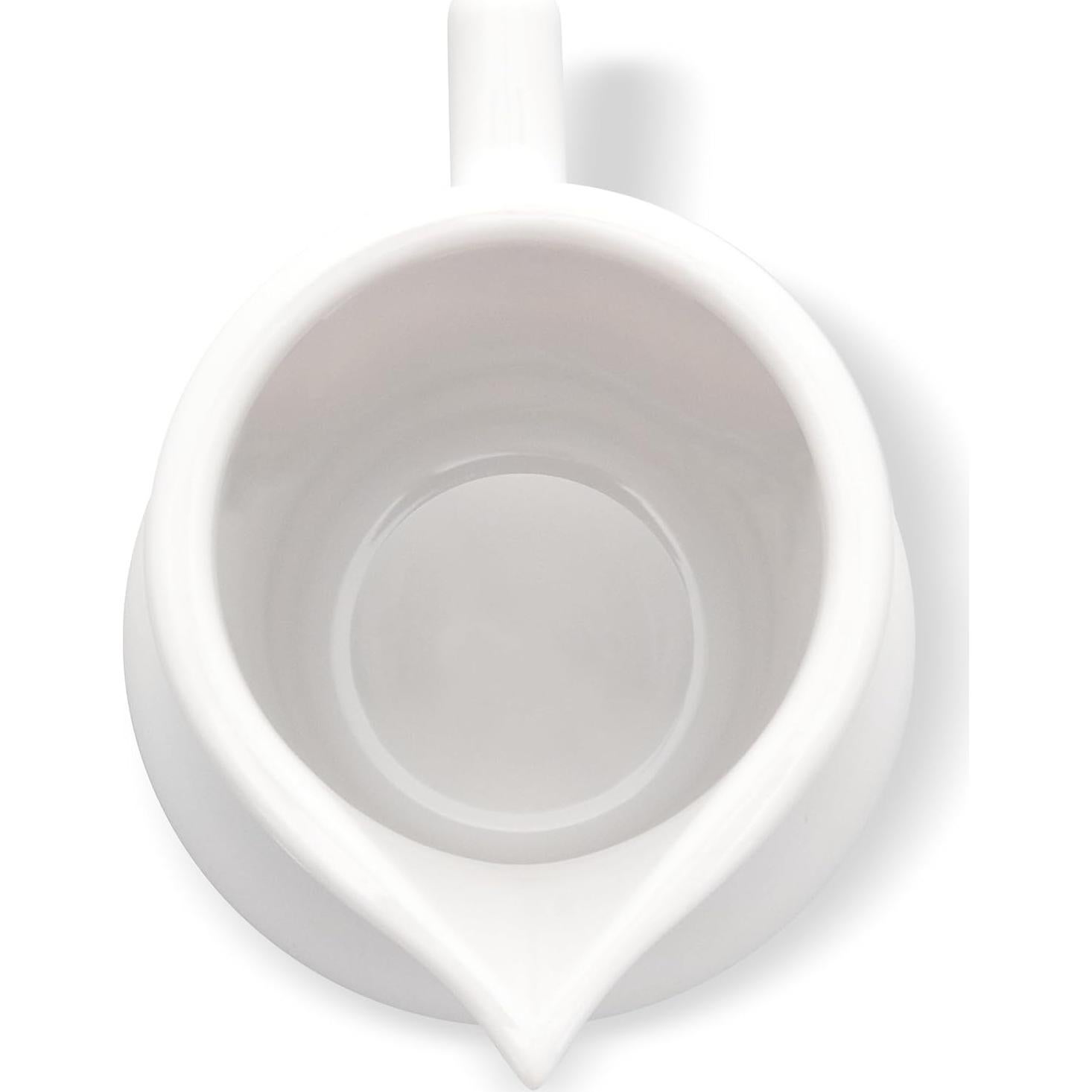 Jarra de Crema Carlisle 85 ml Plástico Blanca para Restaurante