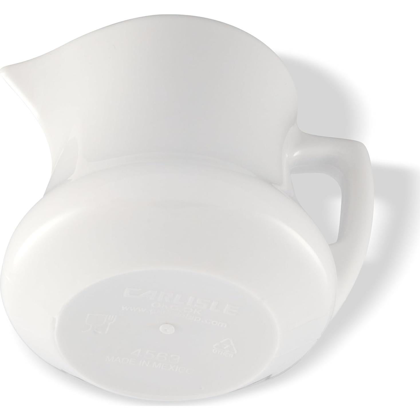 Jarra de Crema Carlisle 85 ml Plástico Blanca para Restaurante