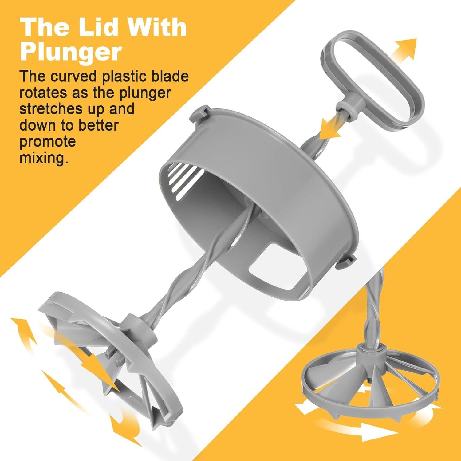 Jarra Mezcladora de Bebidas WLKSTS 1892ml con Tapa y Émbolo