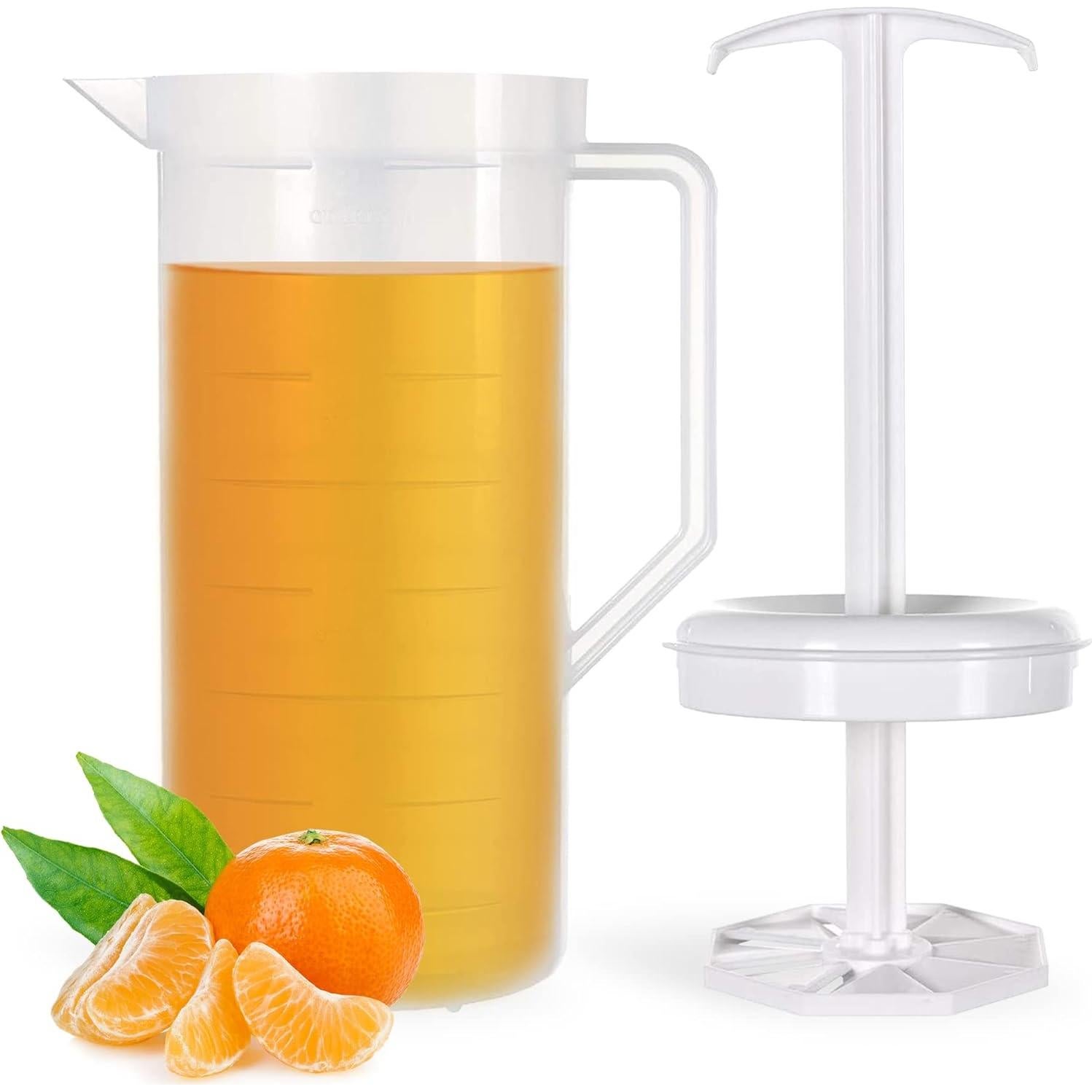 Jarra de Mezcla 2qt JBK Pottery Blanca Libre de BPA