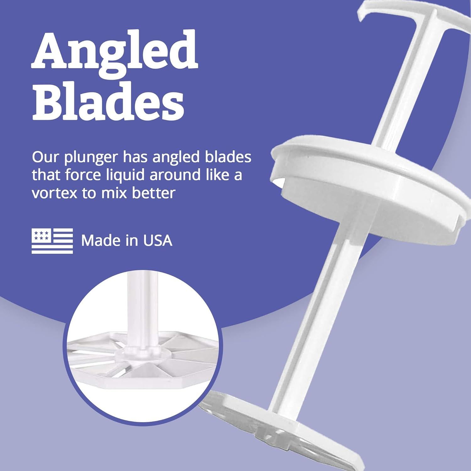 Jarra de Mezcla 2qt JBK Pottery Blanca Libre de BPA