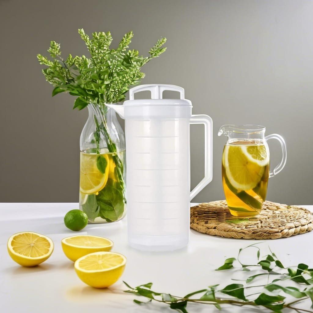 Jarra de Mezcla 2qt JBK Pottery Blanca Libre de BPA