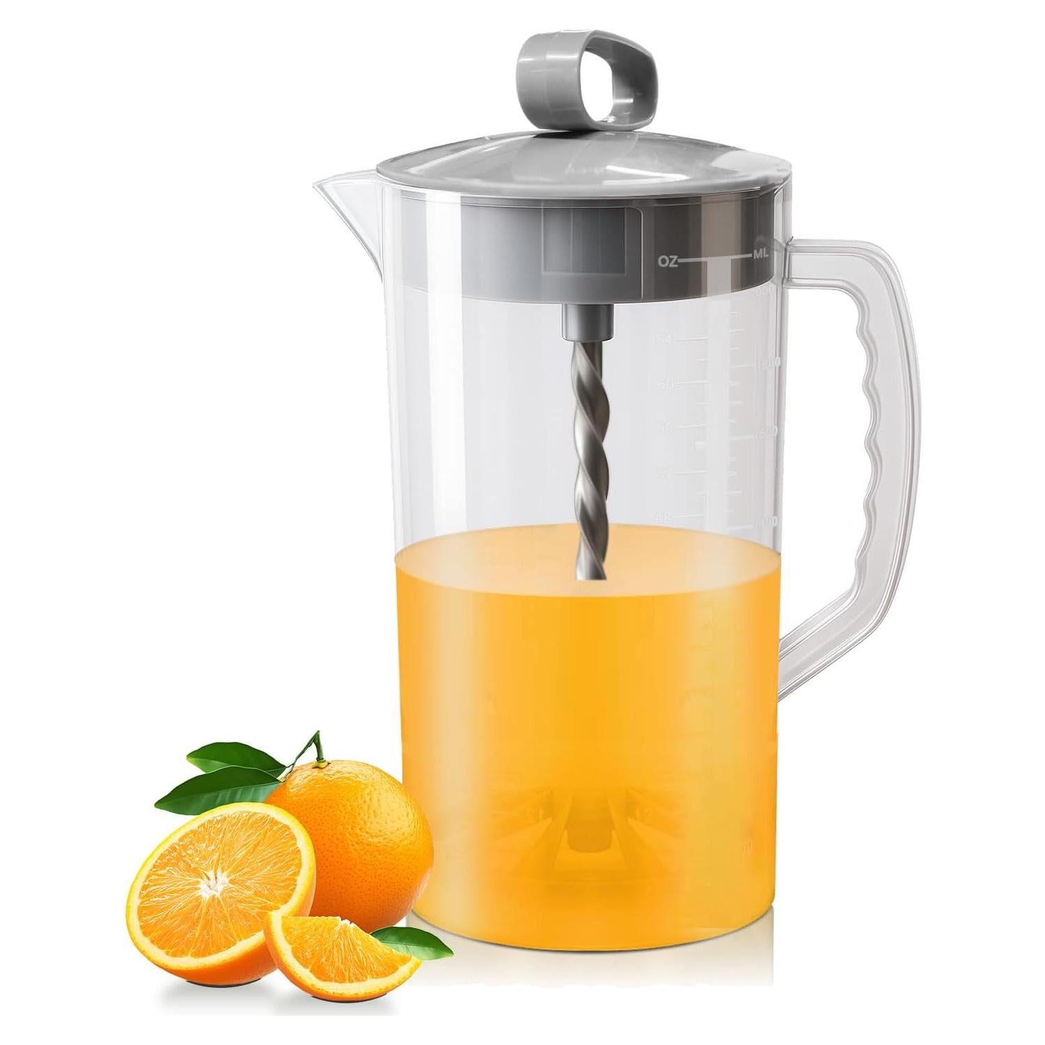 Jarra Mezcladora GHYKL 2 Cuartos con Émbolo y Tapa