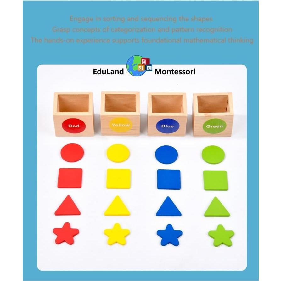 Juego de tren magnético de madera Eduland Montessori 35.5 cm