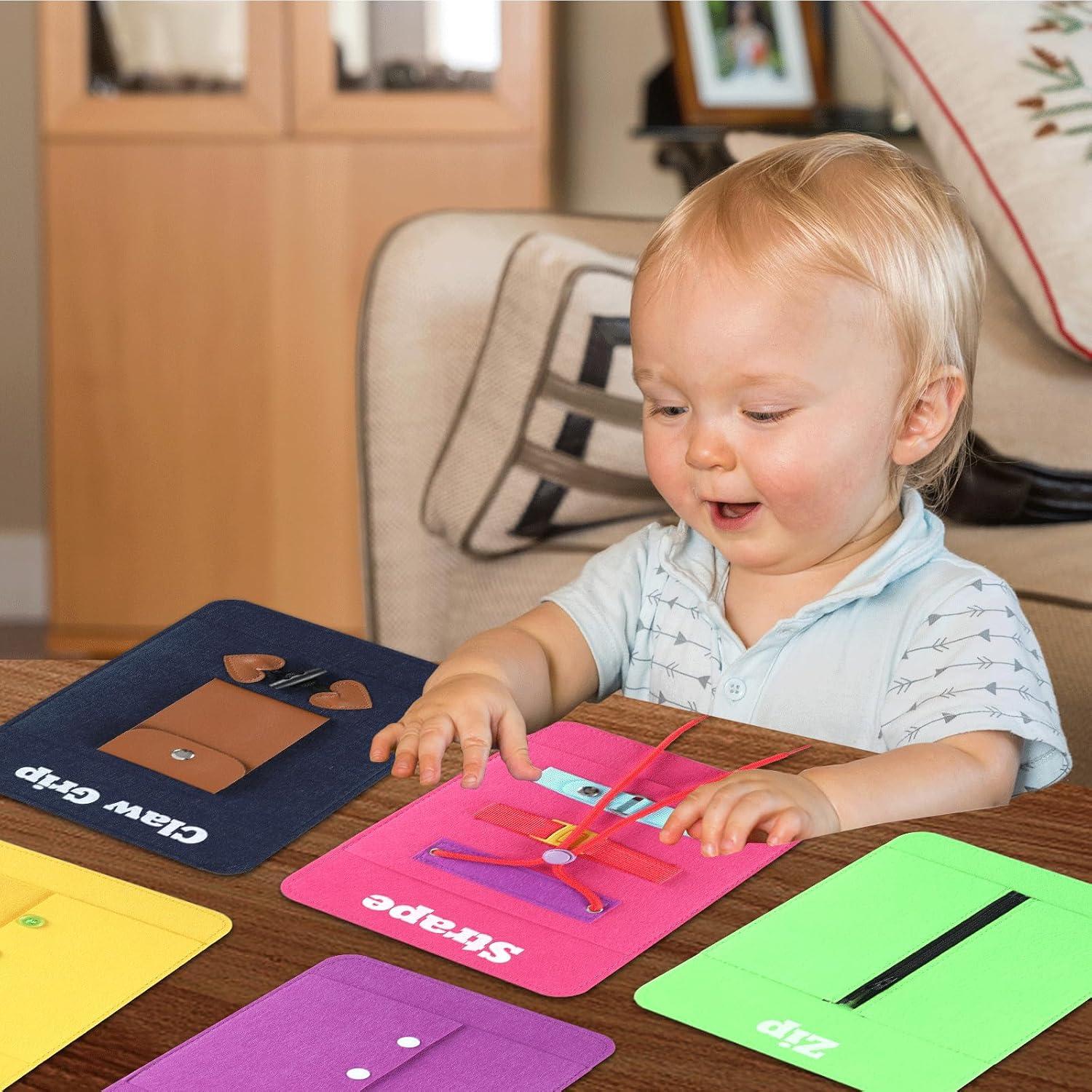 Tablero Ocupado Montessori CHUNNIN 20x26.5cm Habilidades Motoras