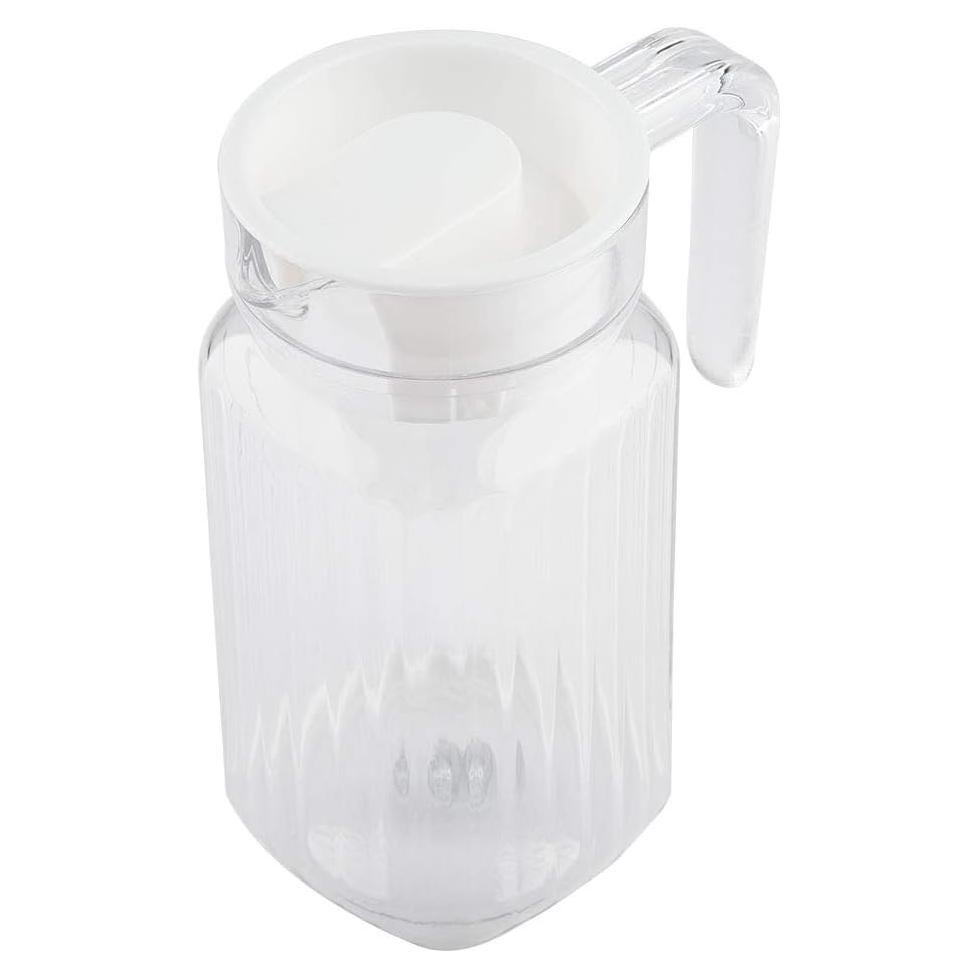 Jarra Acrílica Tbest 500ml con Tapa para Bebidas Frías