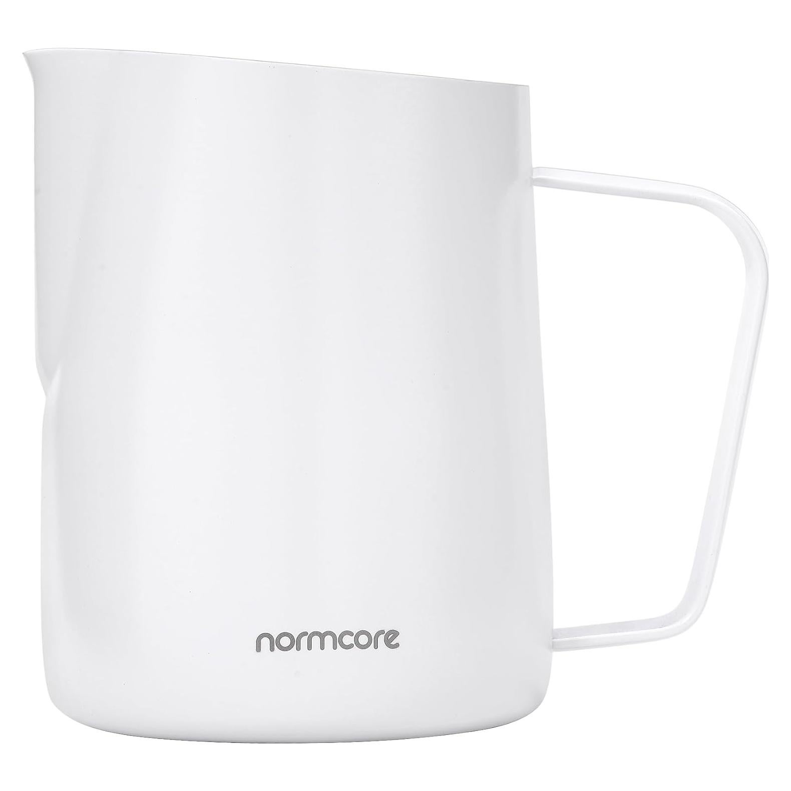 Jarra de Leche Sin Asa Normcore 600 ml Acero Inoxidable Blanco