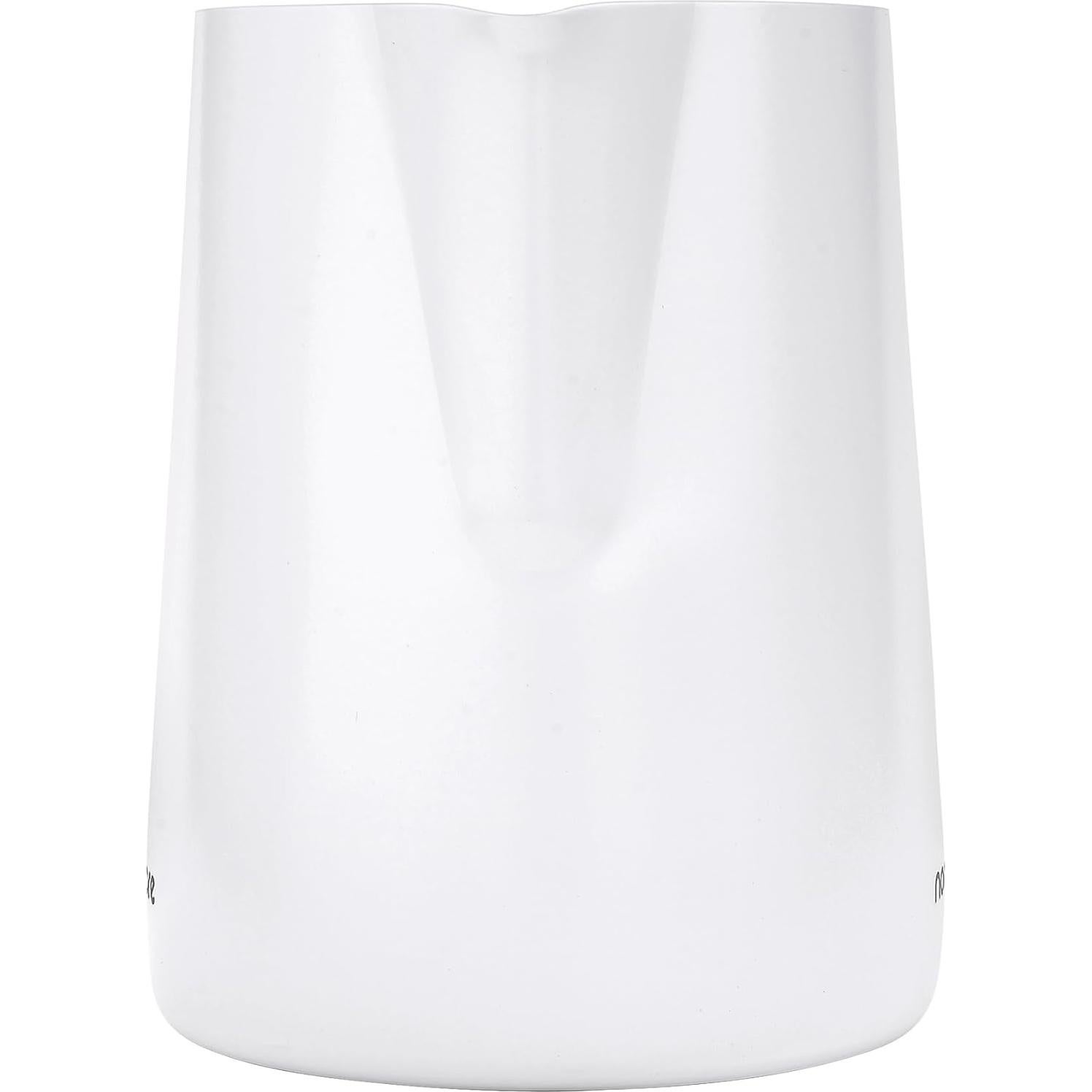 Jarra de Leche Sin Asa Normcore 600 ml Acero Inoxidable Blanco