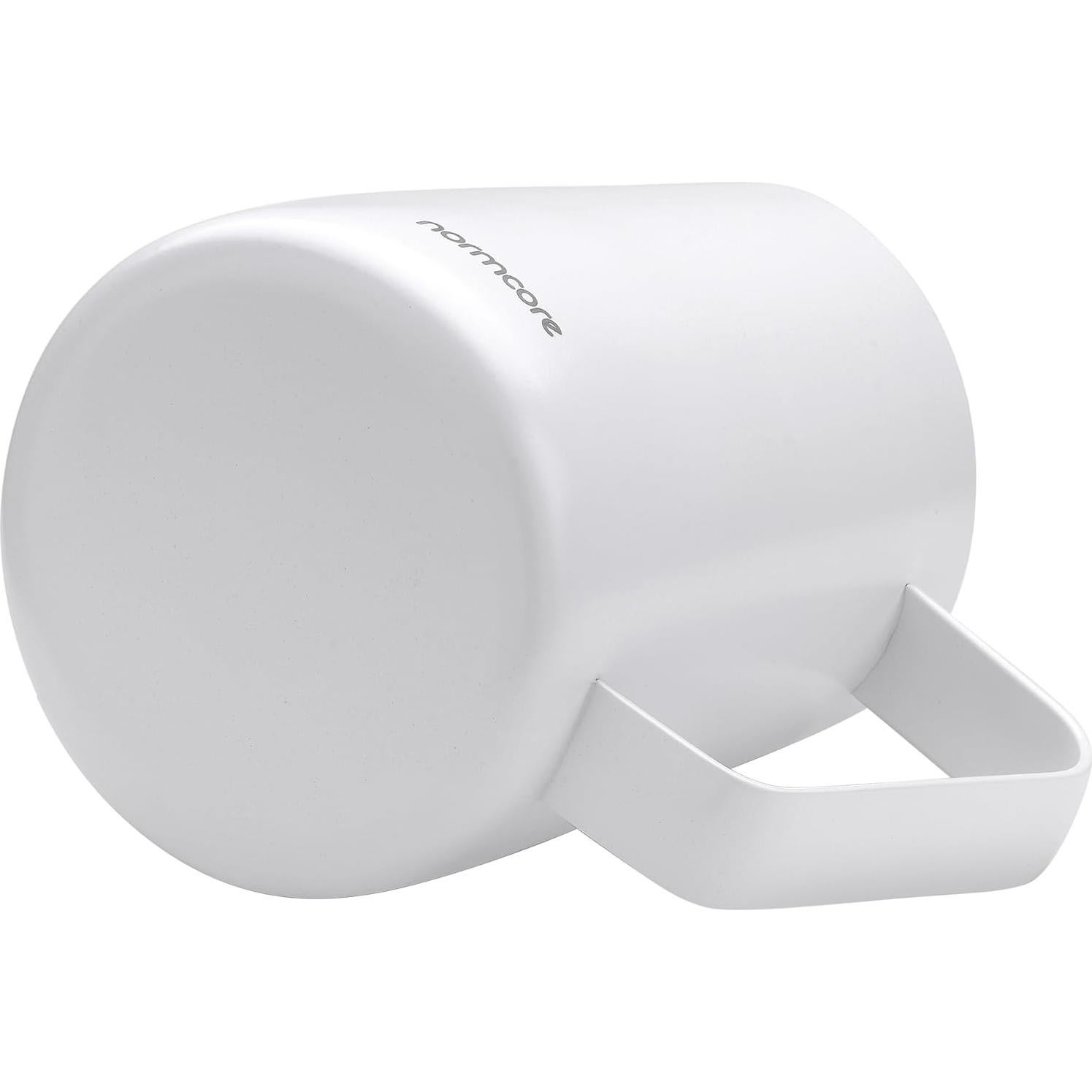 Jarra de Leche Sin Asa Normcore 600 ml Acero Inoxidable Blanco