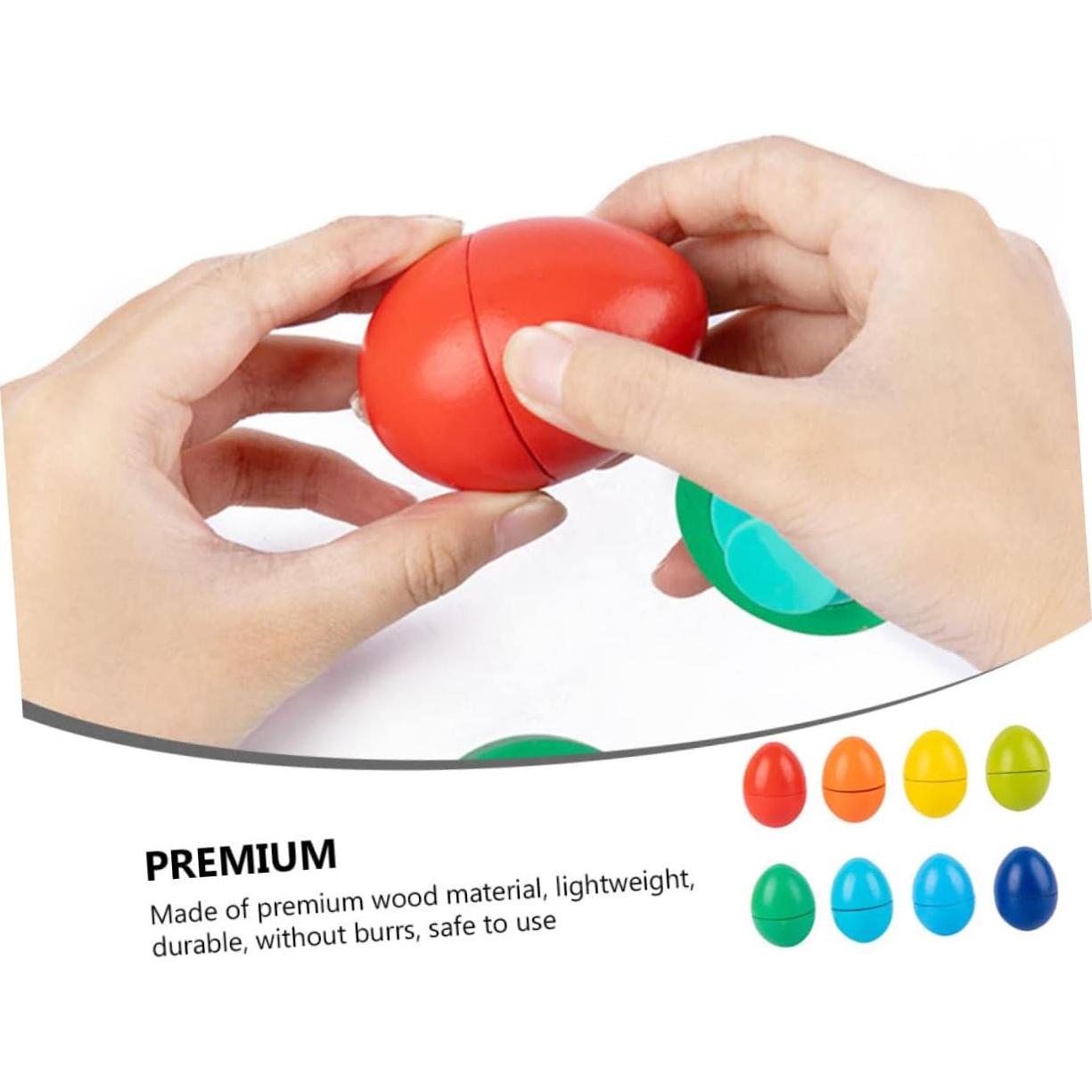 Juguete Educativo de Madera Sosoport 8 Piezas Reconocimiento de Forma