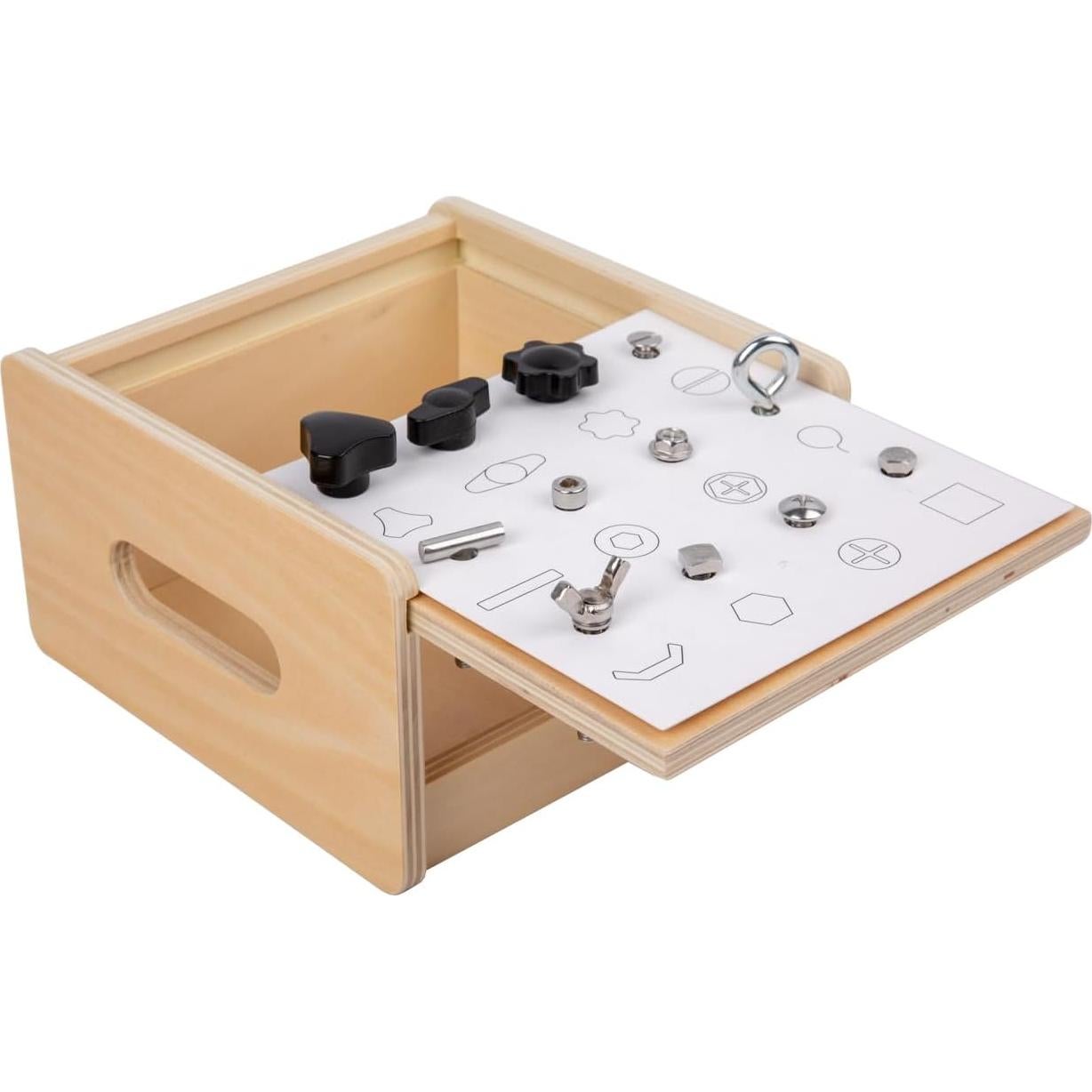 Juego Montessori 2 en 1 Adena - Tablero de Destornillador y Martillo