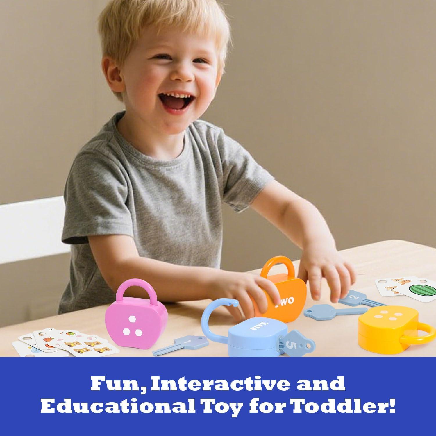 Candados de Manzana con Llaves Shantou - Juguete Montessori 3-5 Años