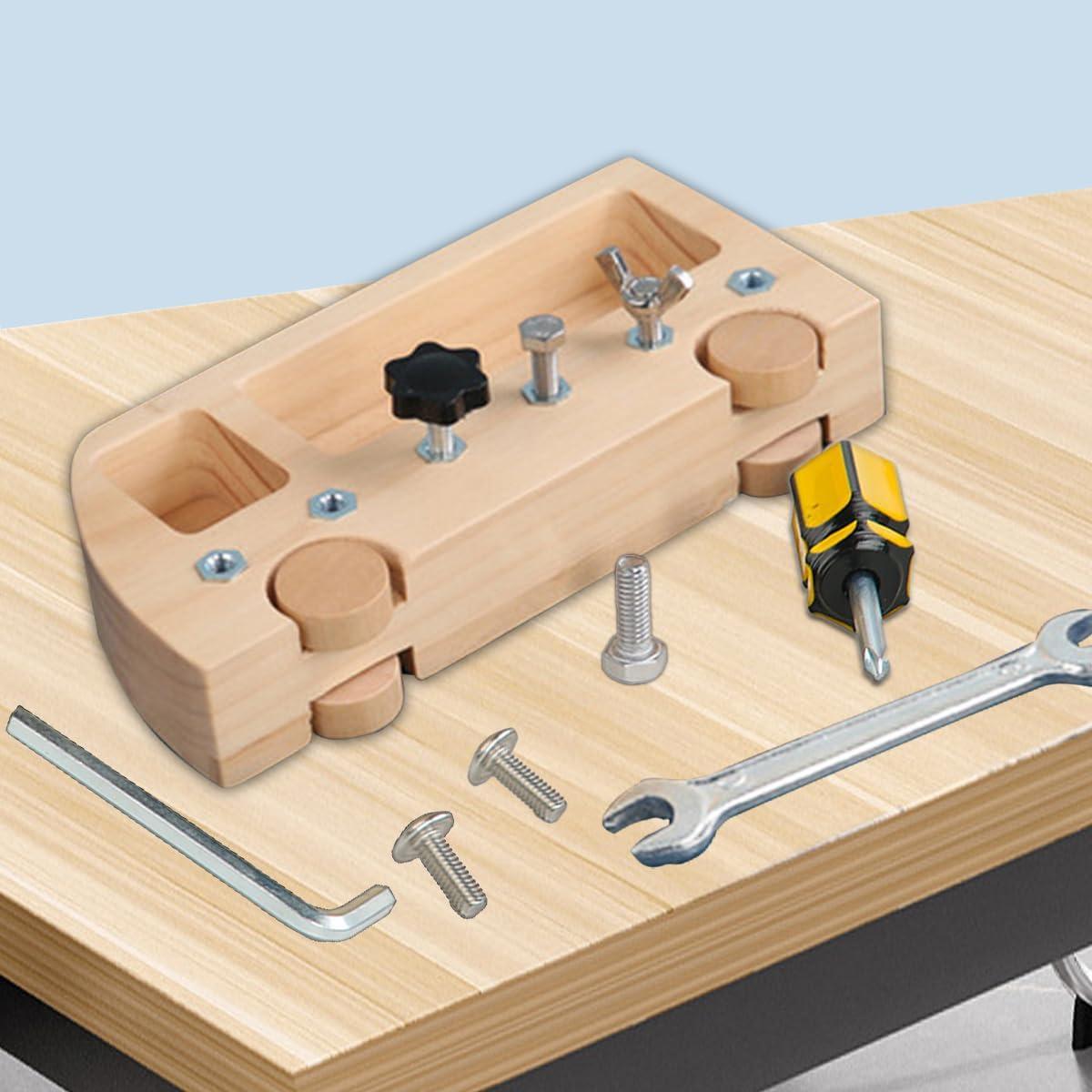 Tablero Ocupado Montessori ALaLatois Juguete Sensorial 20x10 cm