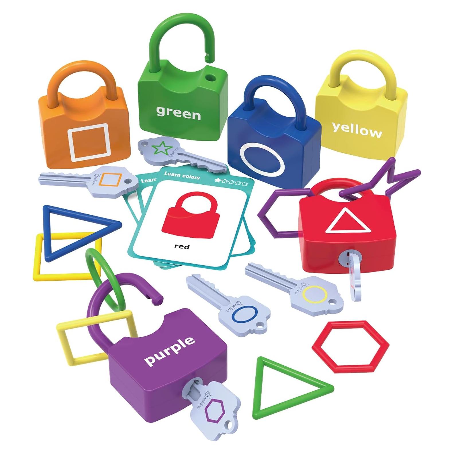 Bloques de Aprendizaje Xylolin para Niños 3 a 6 Años - Juguete Montessori de Formas y Colores