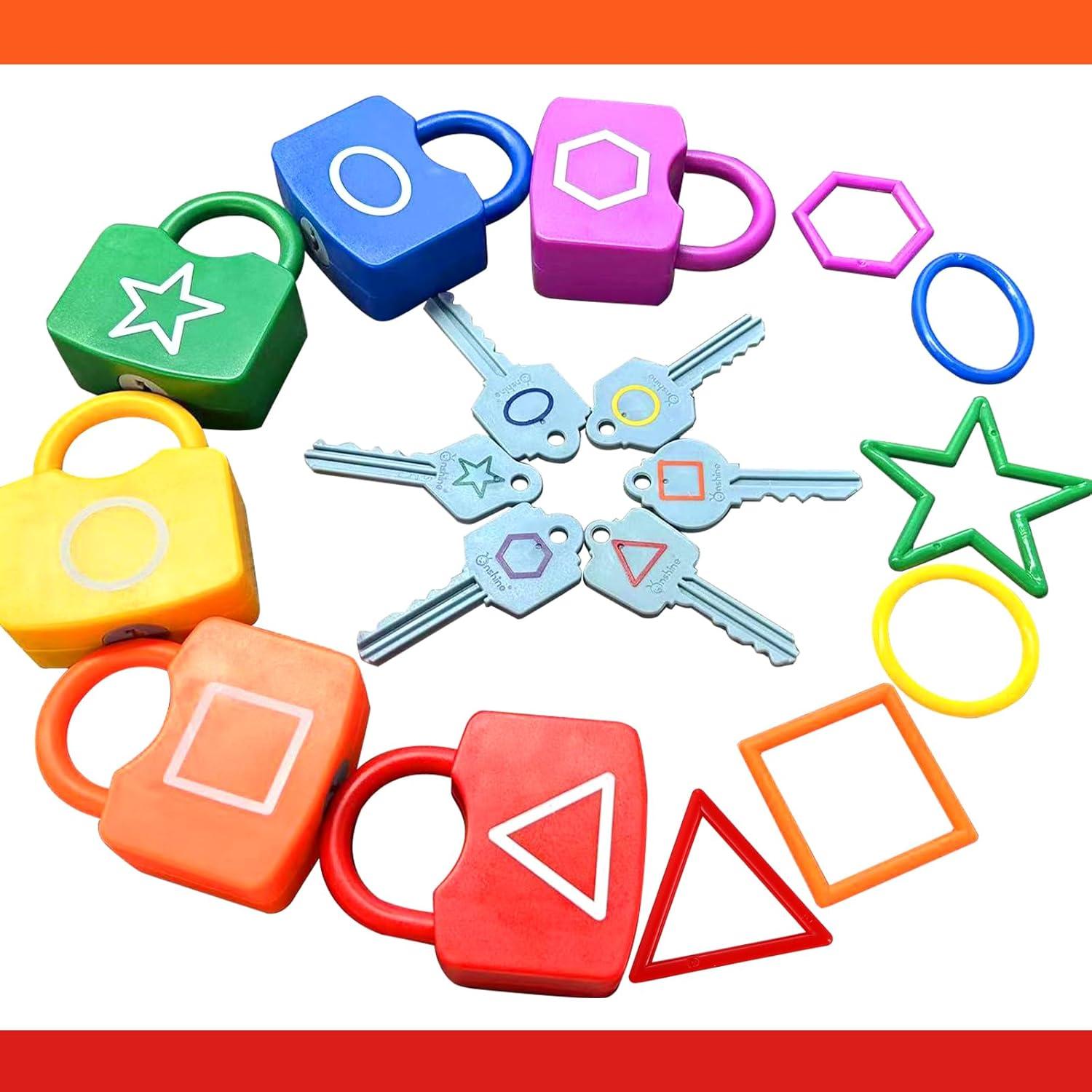 Bloques de Aprendizaje Xylolin para Niños 3 a 6 Años - Juguete Montessori de Formas y Colores