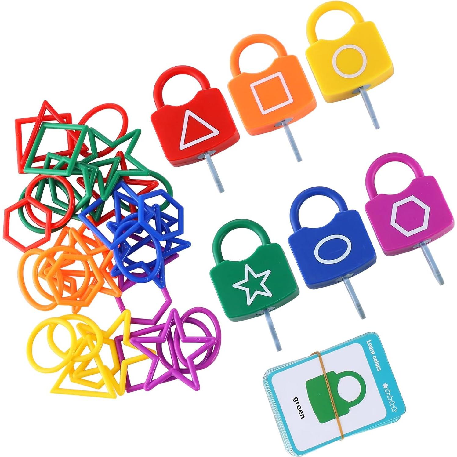 Bloques de Aprendizaje Xylolin para Niños 3 a 6 Años - Juguete Montessori de Formas y Colores