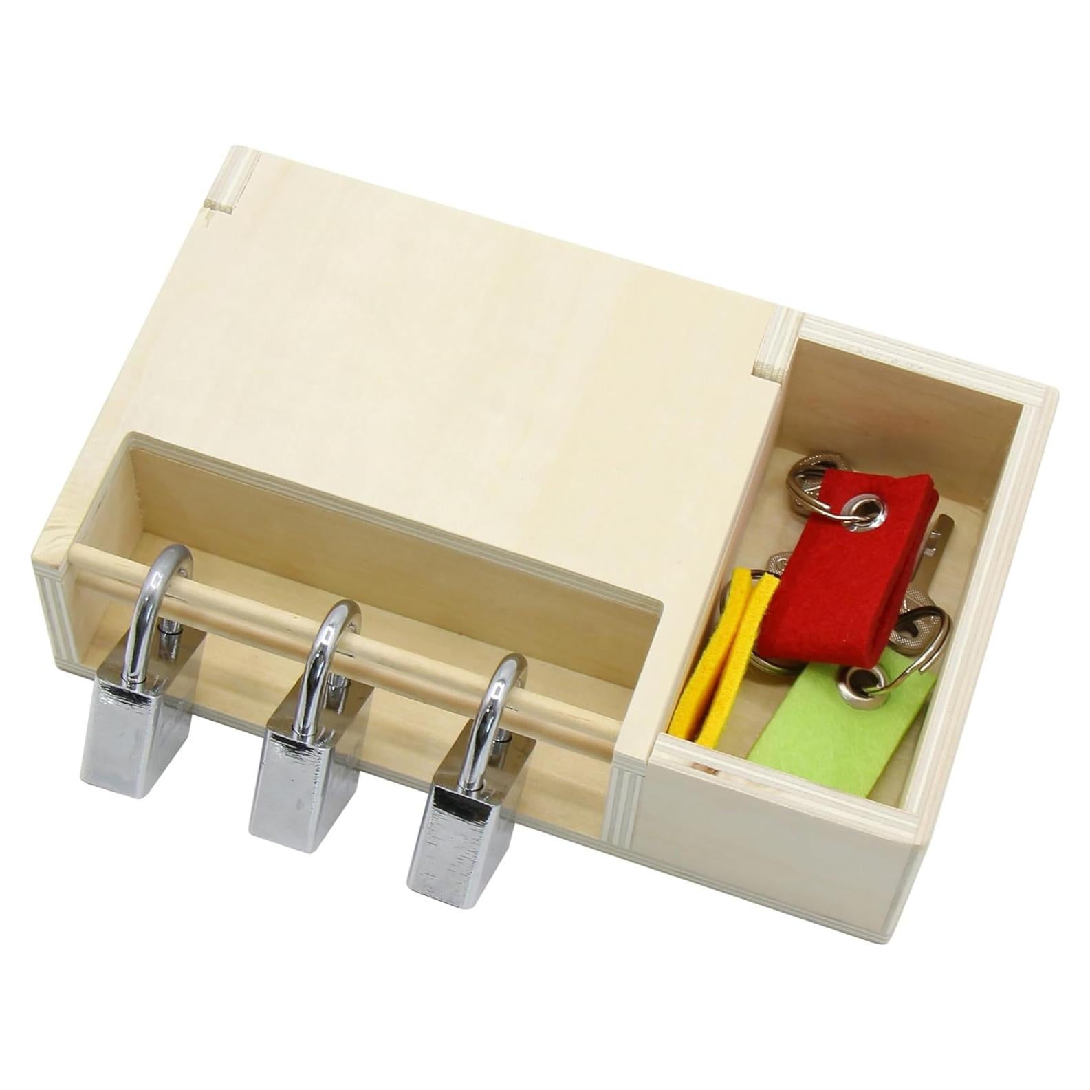 Juego Montessori de Cerraduras y Llaves Kiddison 3 Años