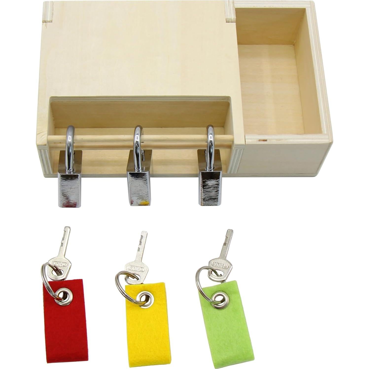 Juego Montessori de Cerraduras y Llaves Kiddison 3 Años