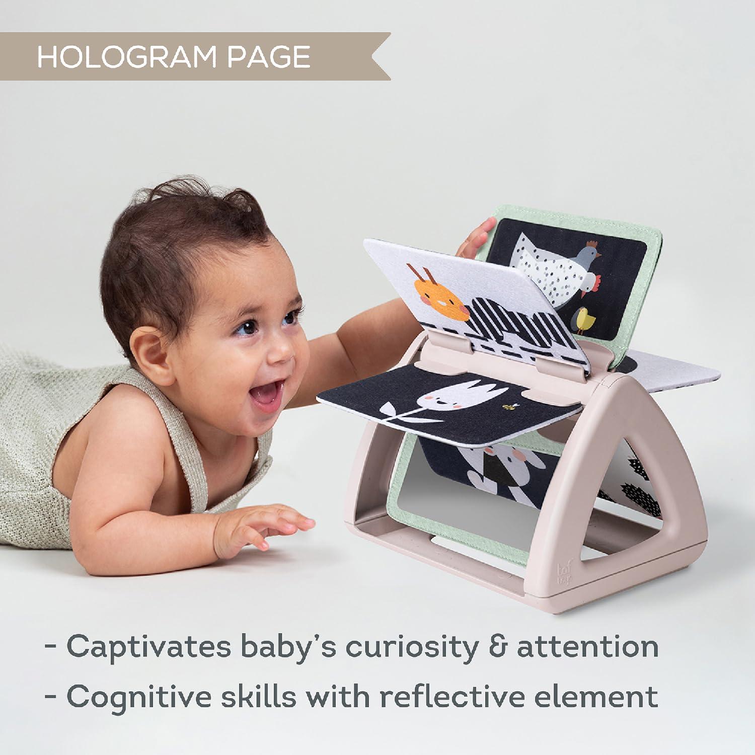 Libro Giratorio Taf Toys en Blanco y Negro con Sonido