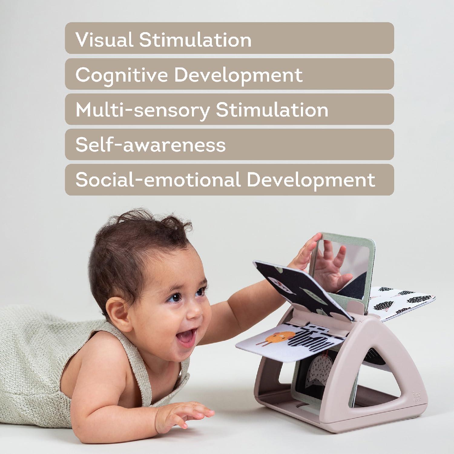 Libro Giratorio Taf Toys en Blanco y Negro con Sonido