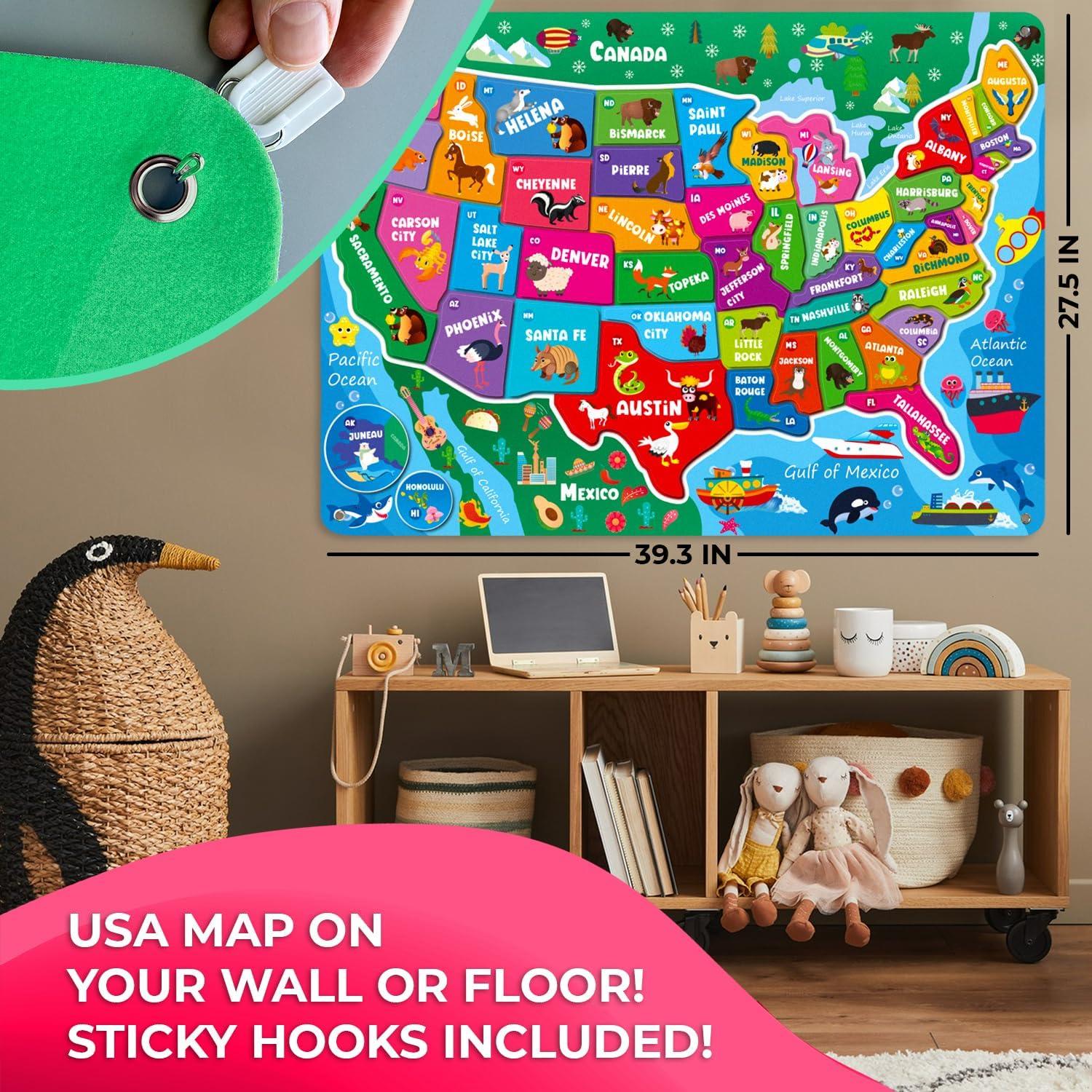 Tablero de Fieltro Quokka para Niños 3-5 Años - Actividades Educativas